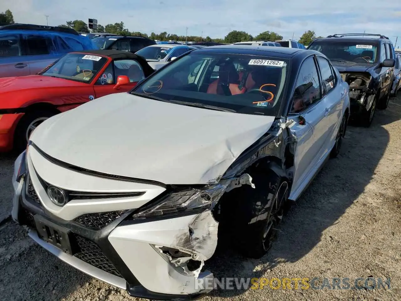 2 Photograph of a damaged car 4T1K61AK1LU318179 TOYOTA CAMRY 2020