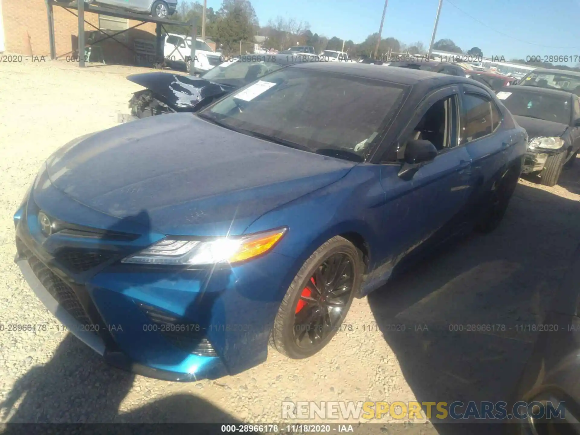 2 Photograph of a damaged car 4T1K61AK1LU352476 TOYOTA CAMRY 2020