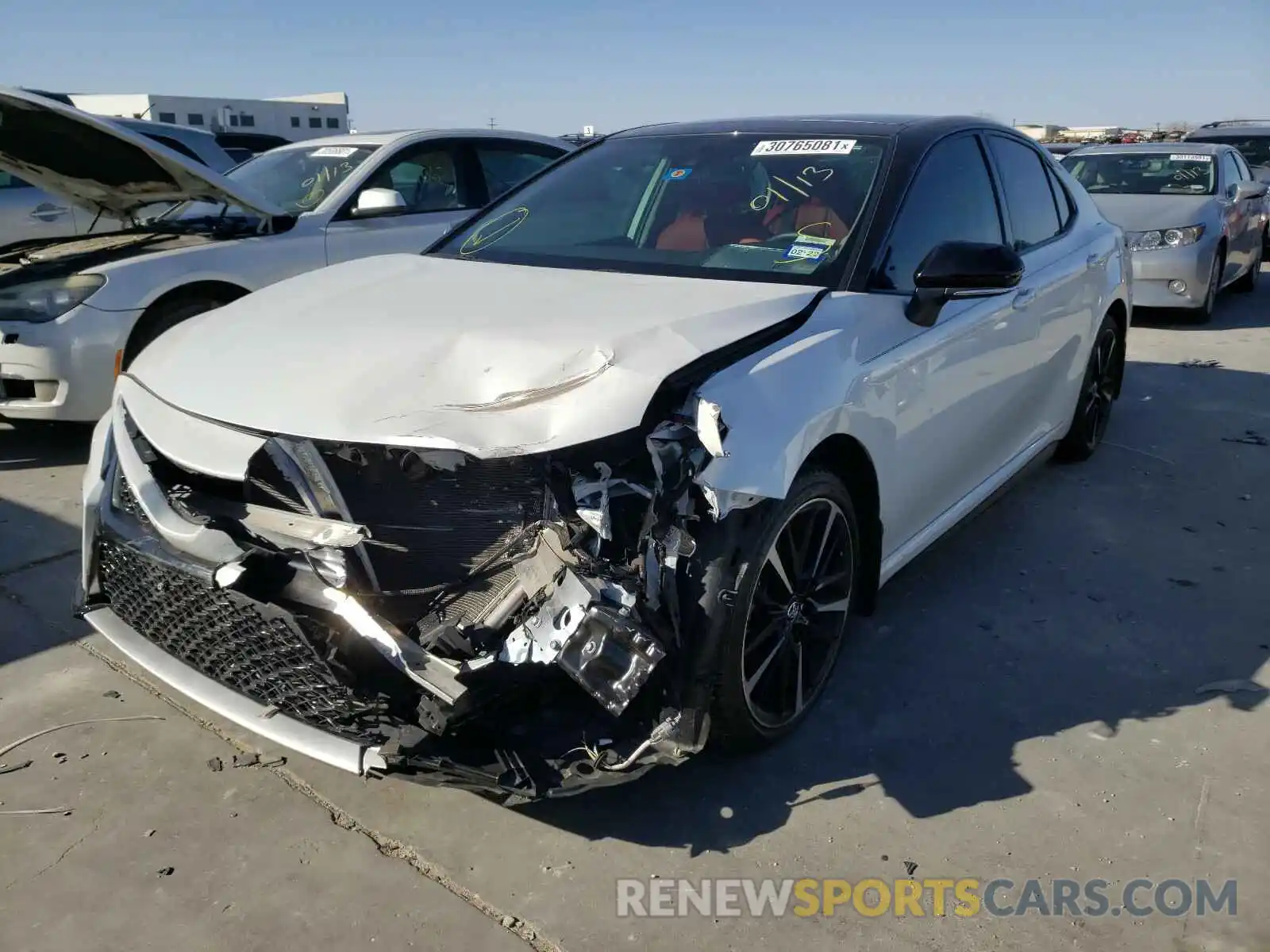 2 Photograph of a damaged car 4T1K61AK2LU332320 TOYOTA CAMRY 2020