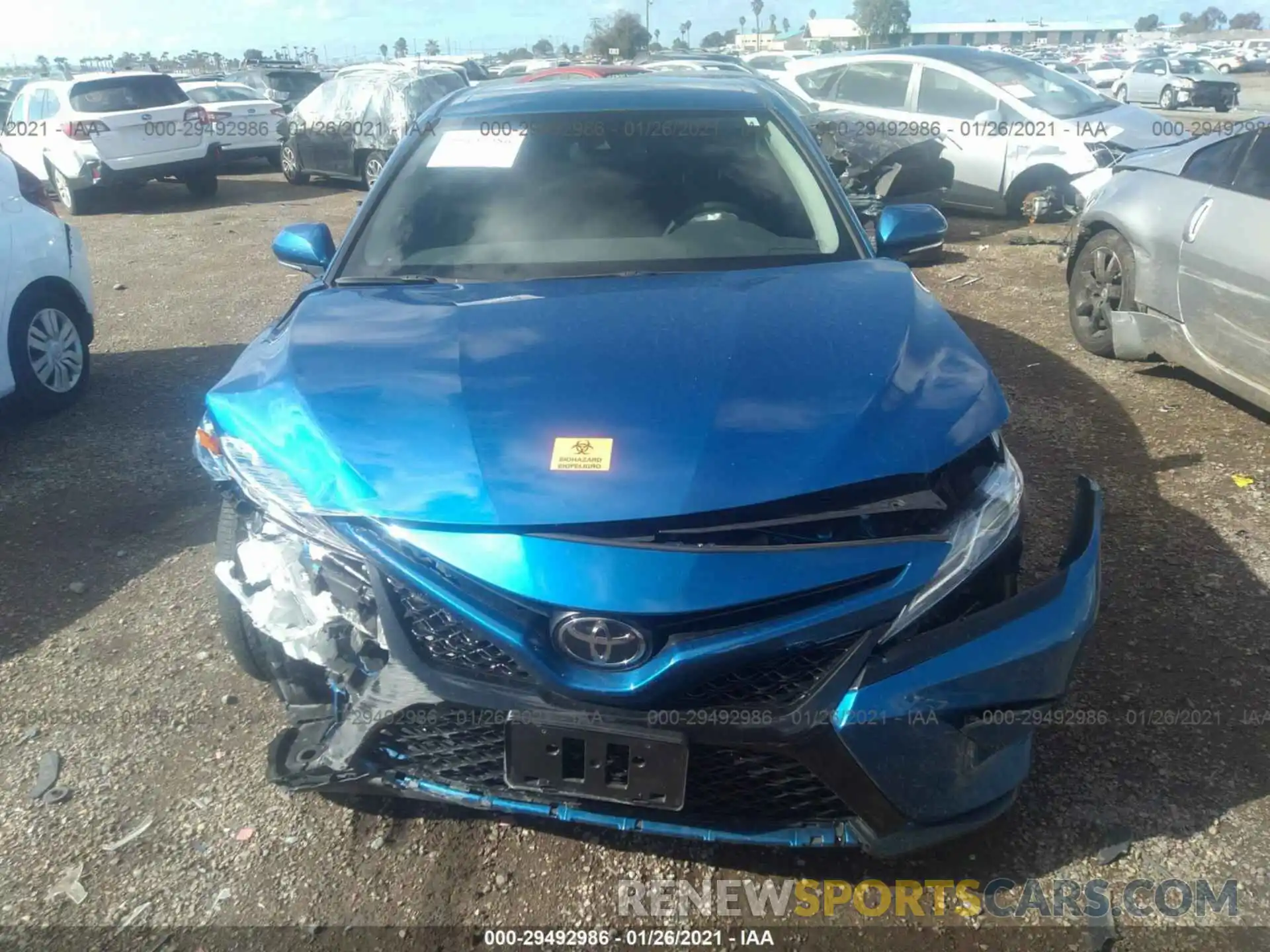 6 Photograph of a damaged car 4T1K61AK2LU352244 TOYOTA CAMRY 2020