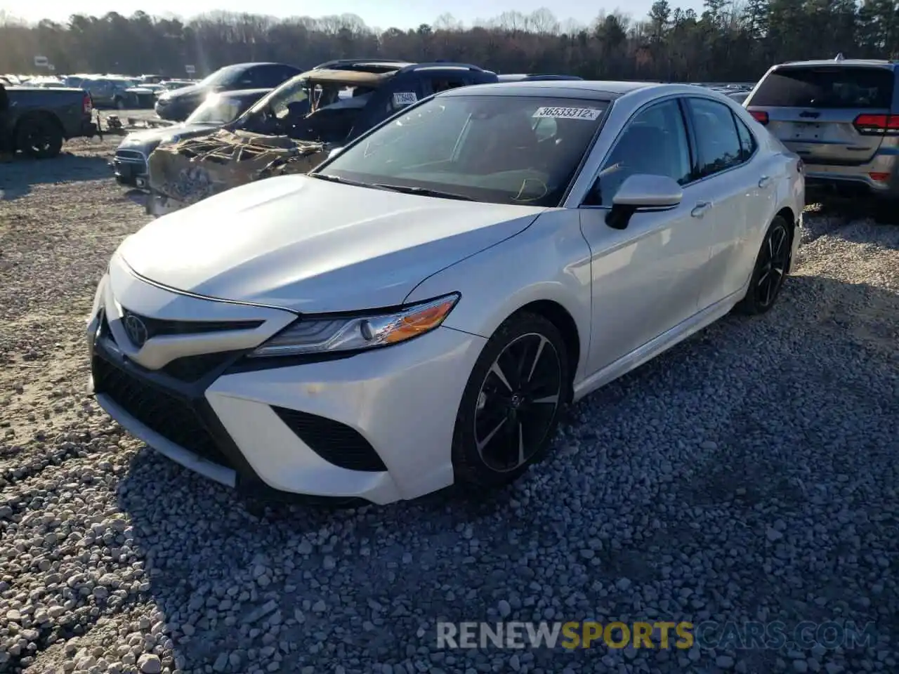 2 Photograph of a damaged car 4T1K61AK2LU356021 TOYOTA CAMRY 2020