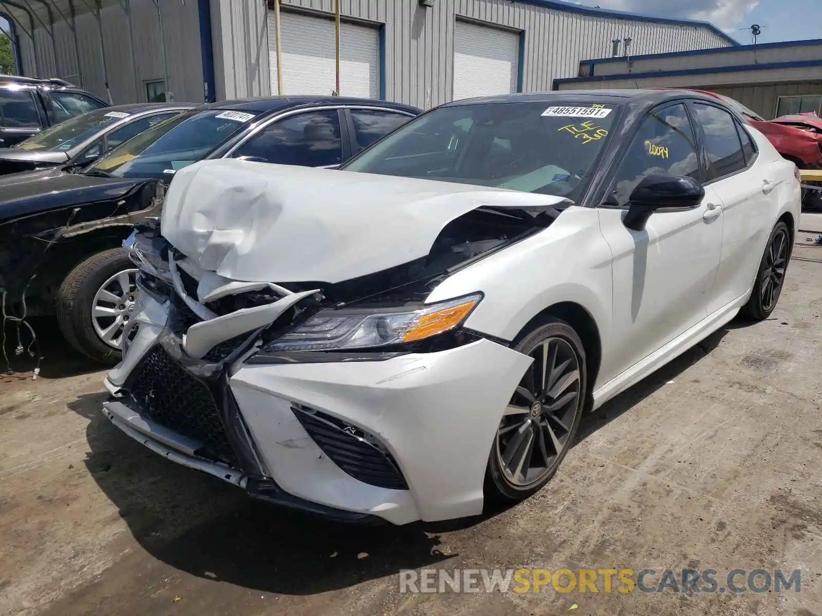 2 Photograph of a damaged car 4T1K61AK2LU378858 TOYOTA CAMRY 2020