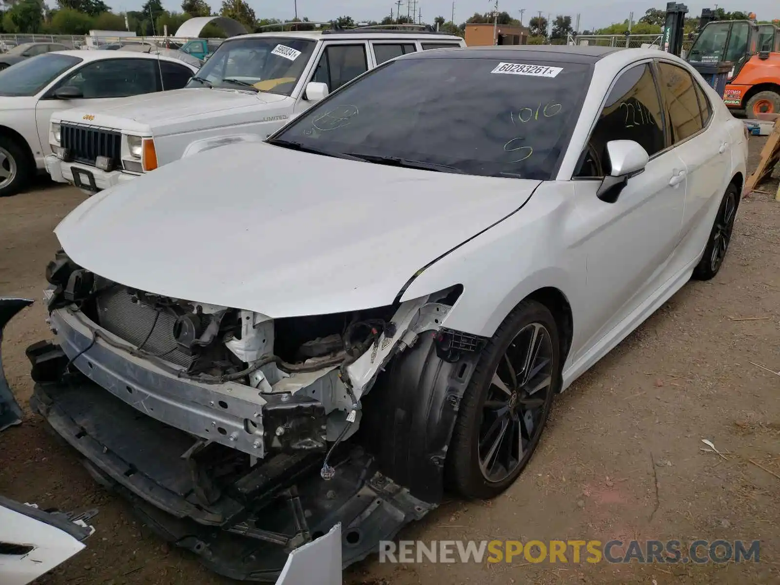 2 Photograph of a damaged car 4T1K61AK2LU386314 TOYOTA CAMRY 2020