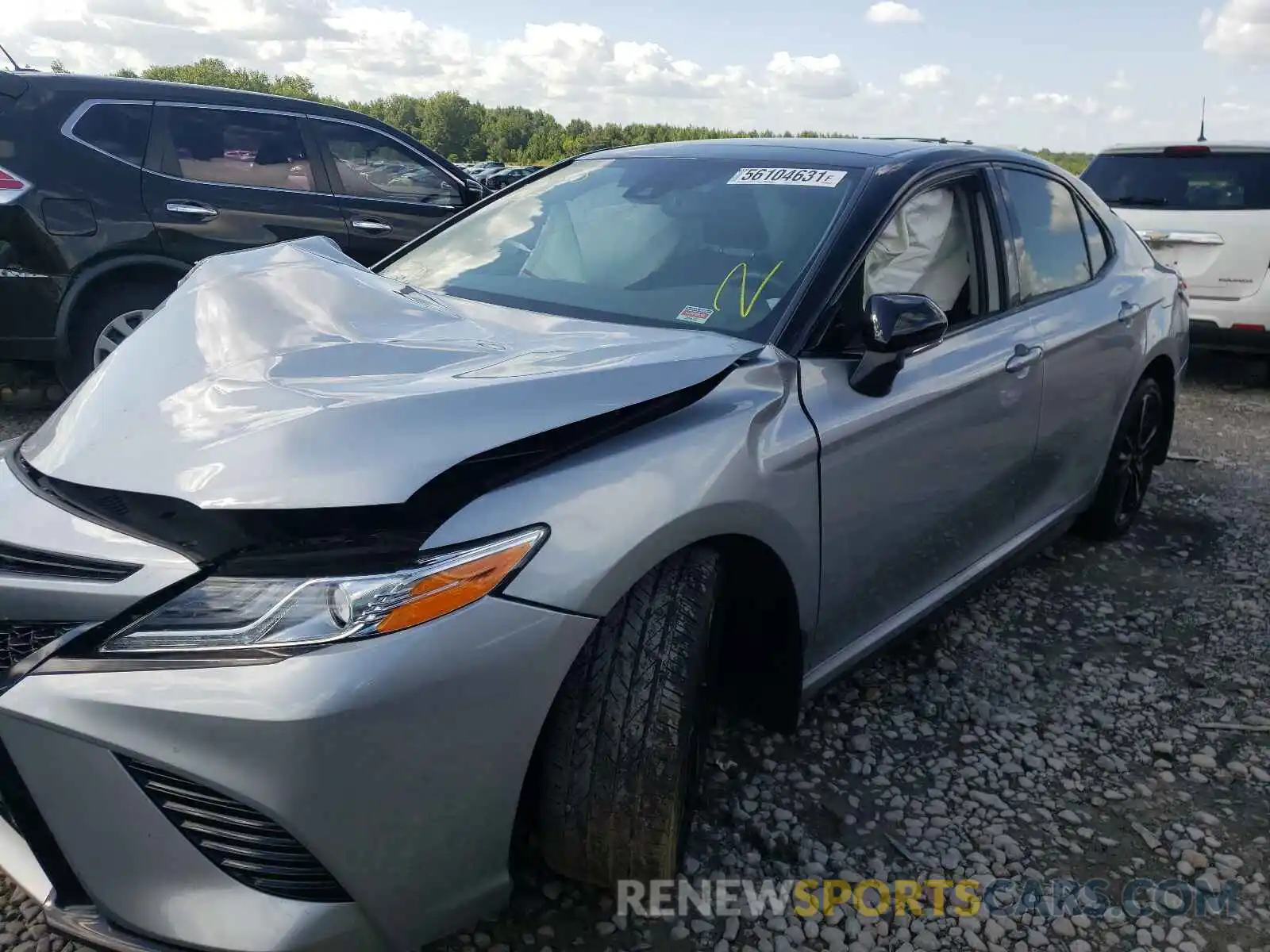 2 Photograph of a damaged car 4T1K61AK2LU391559 TOYOTA CAMRY 2020