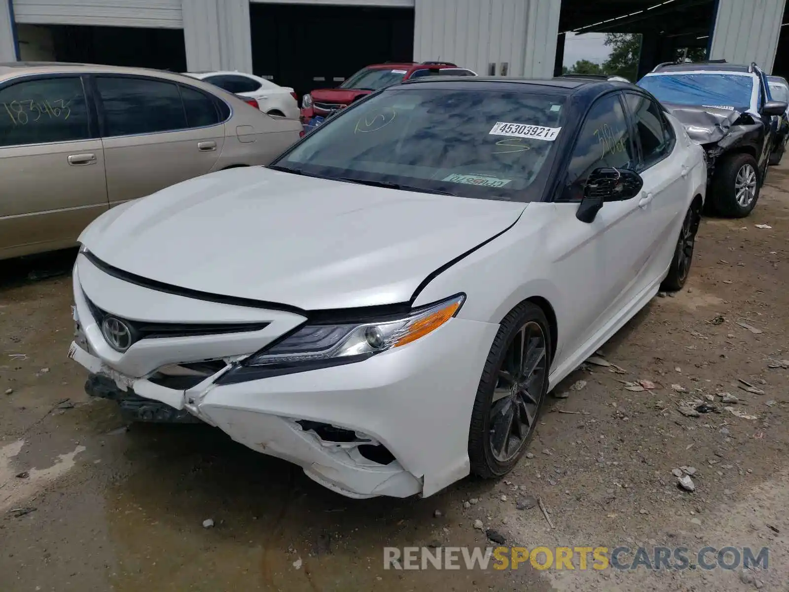 2 Photograph of a damaged car 4T1K61AK2LU399273 TOYOTA CAMRY 2020