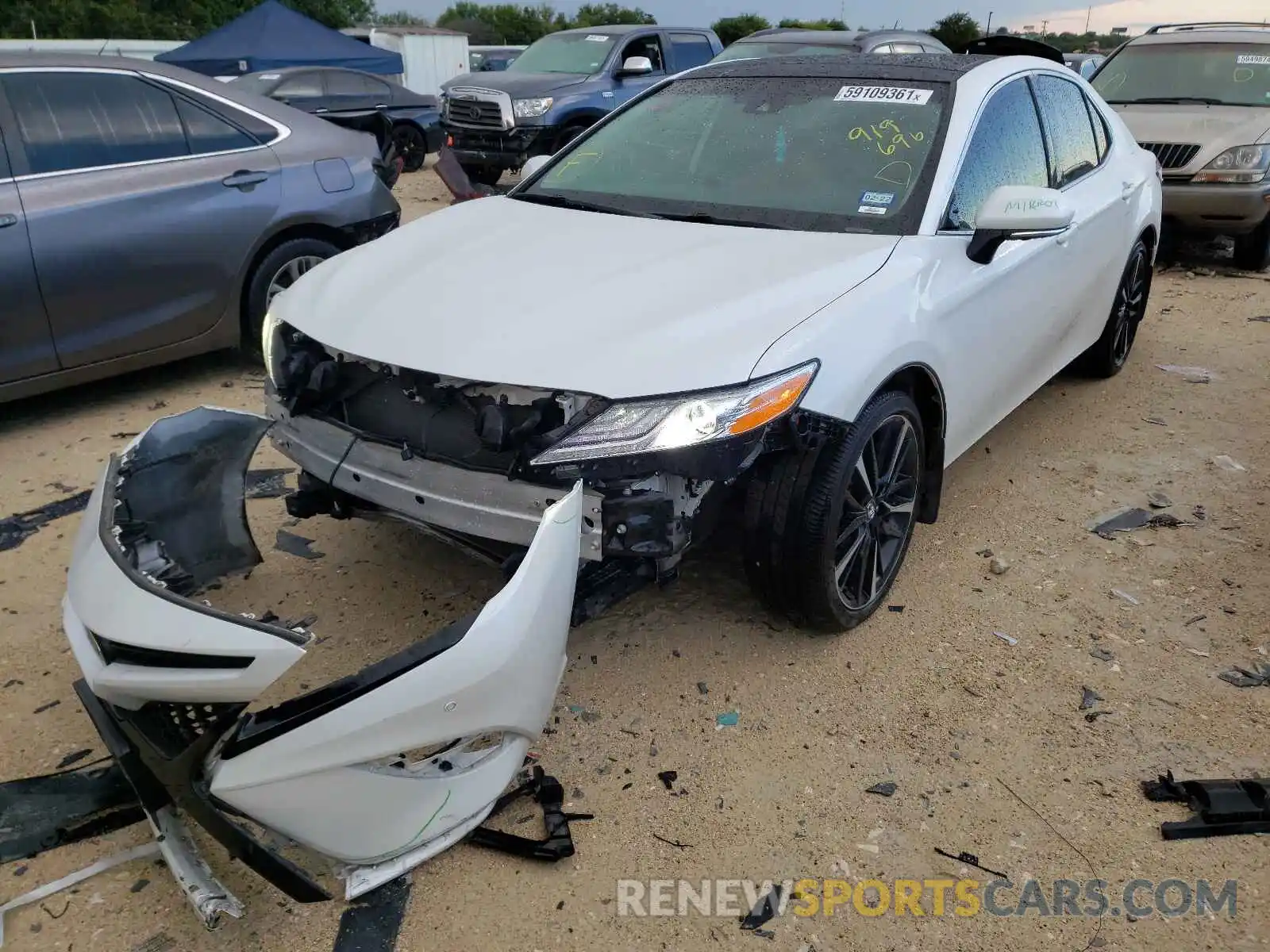 2 Photograph of a damaged car 4T1K61AK2LU919696 TOYOTA CAMRY 2020