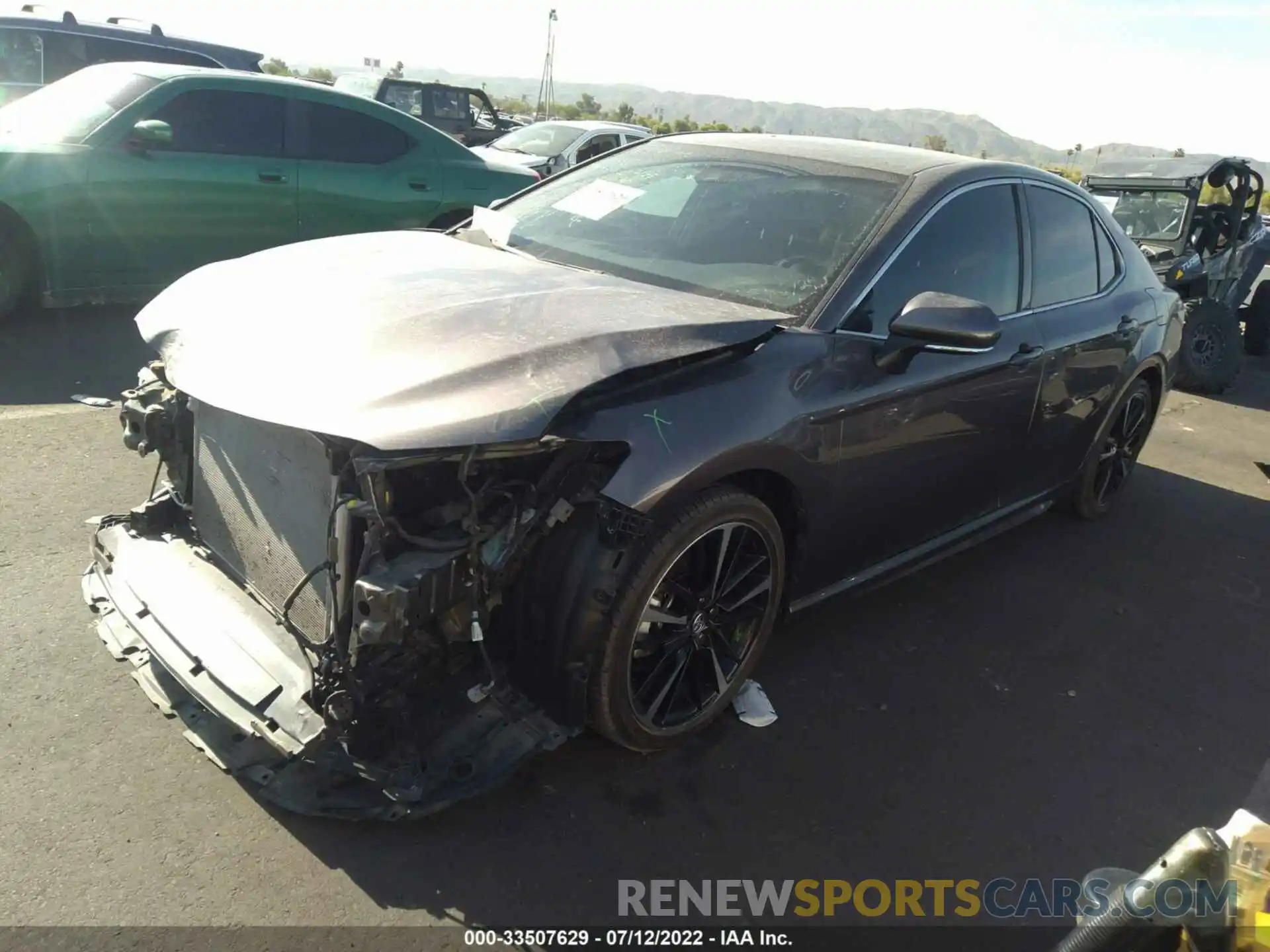 2 Photograph of a damaged car 4T1K61AK2LU932982 TOYOTA CAMRY 2020