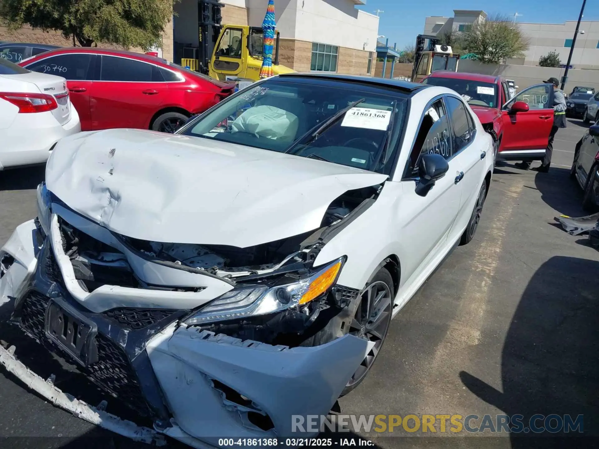 2 Photograph of a damaged car 4T1K61AK2LU980563 TOYOTA CAMRY 2020