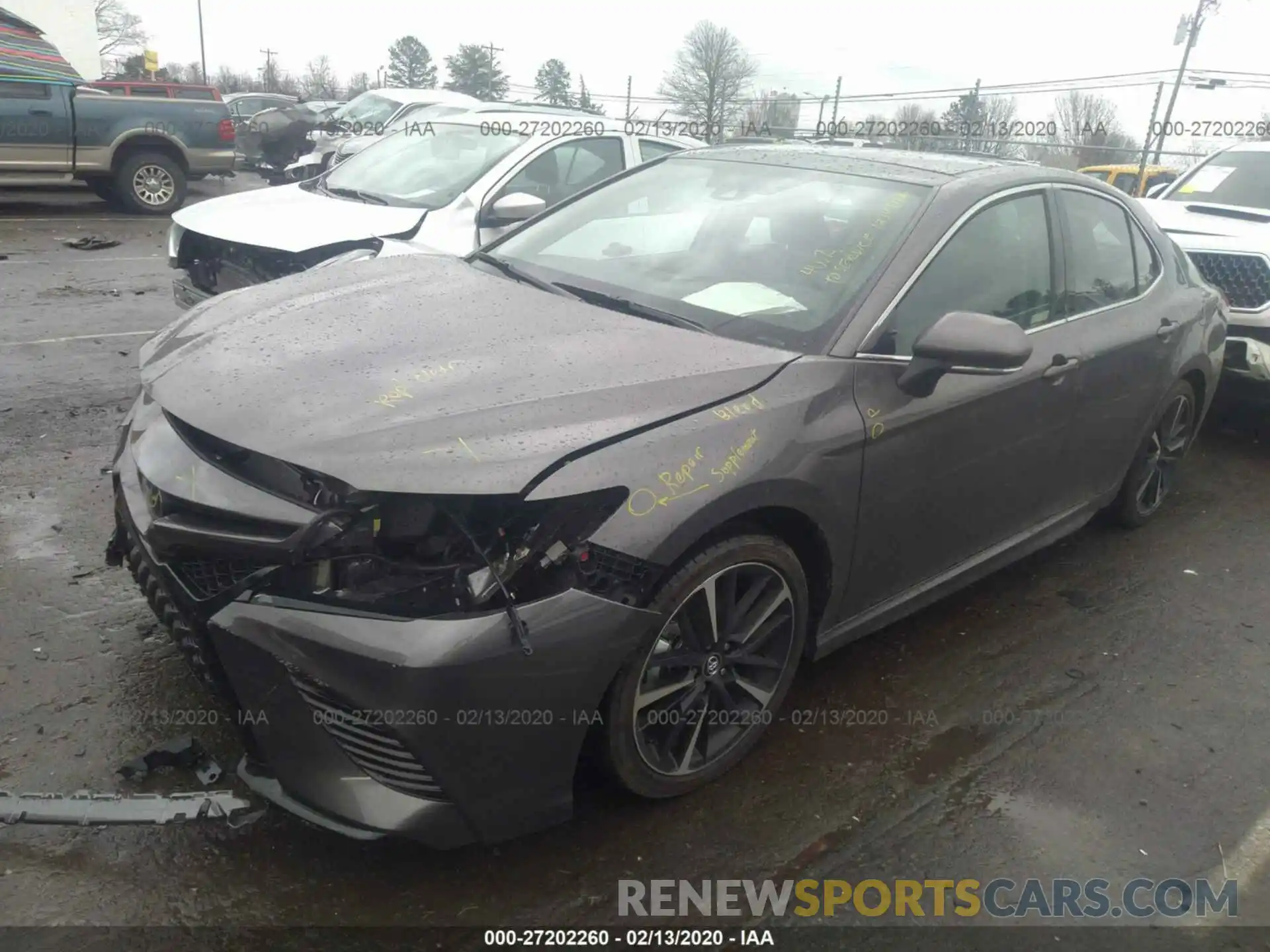 2 Photograph of a damaged car 4T1K61AK3LU313839 TOYOTA CAMRY 2020