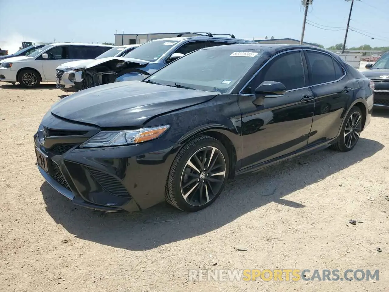 1 Photograph of a damaged car 4T1K61AK3LU363222 TOYOTA CAMRY 2020