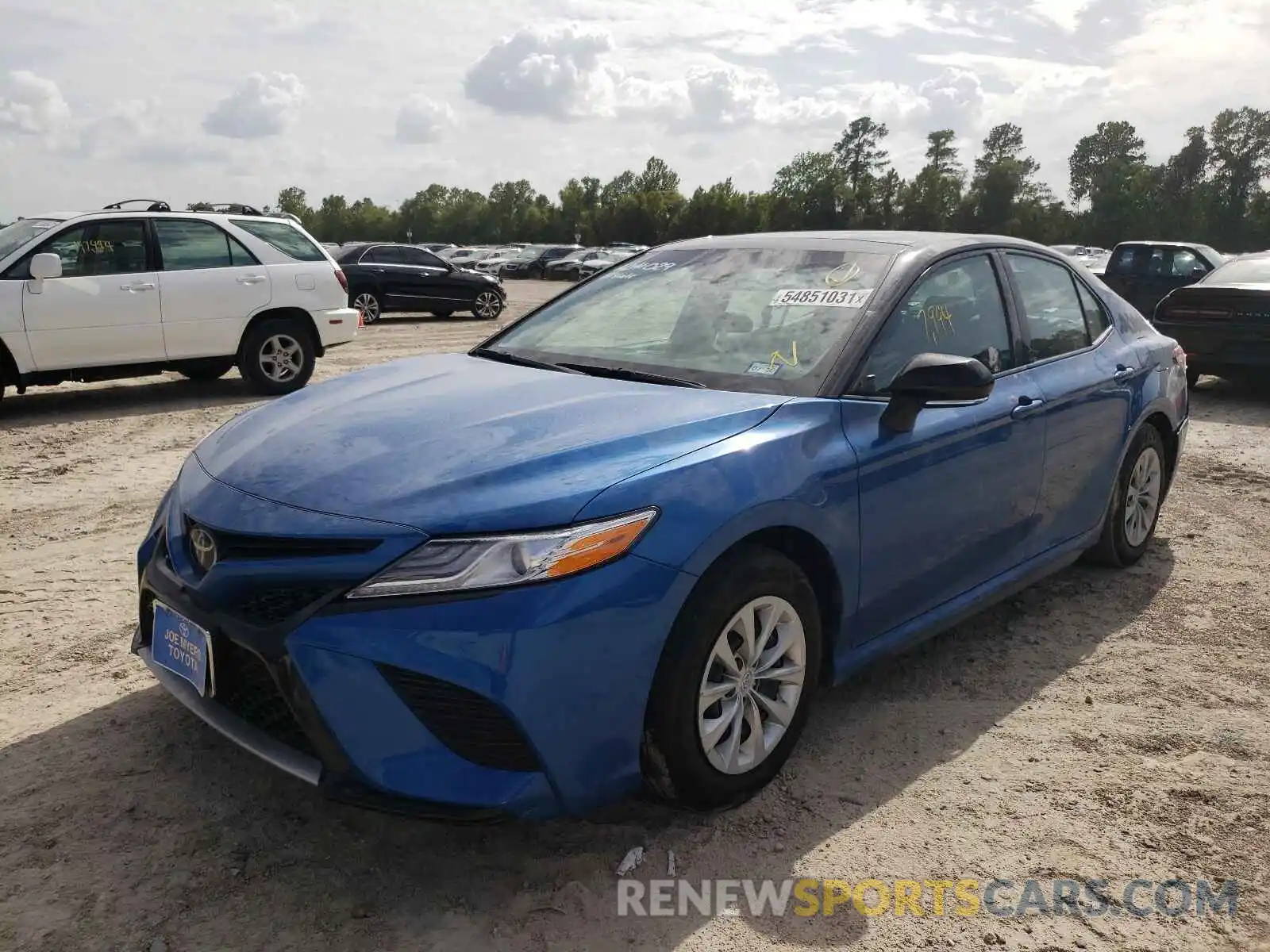 2 Photograph of a damaged car 4T1K61AK3LU378934 TOYOTA CAMRY 2020