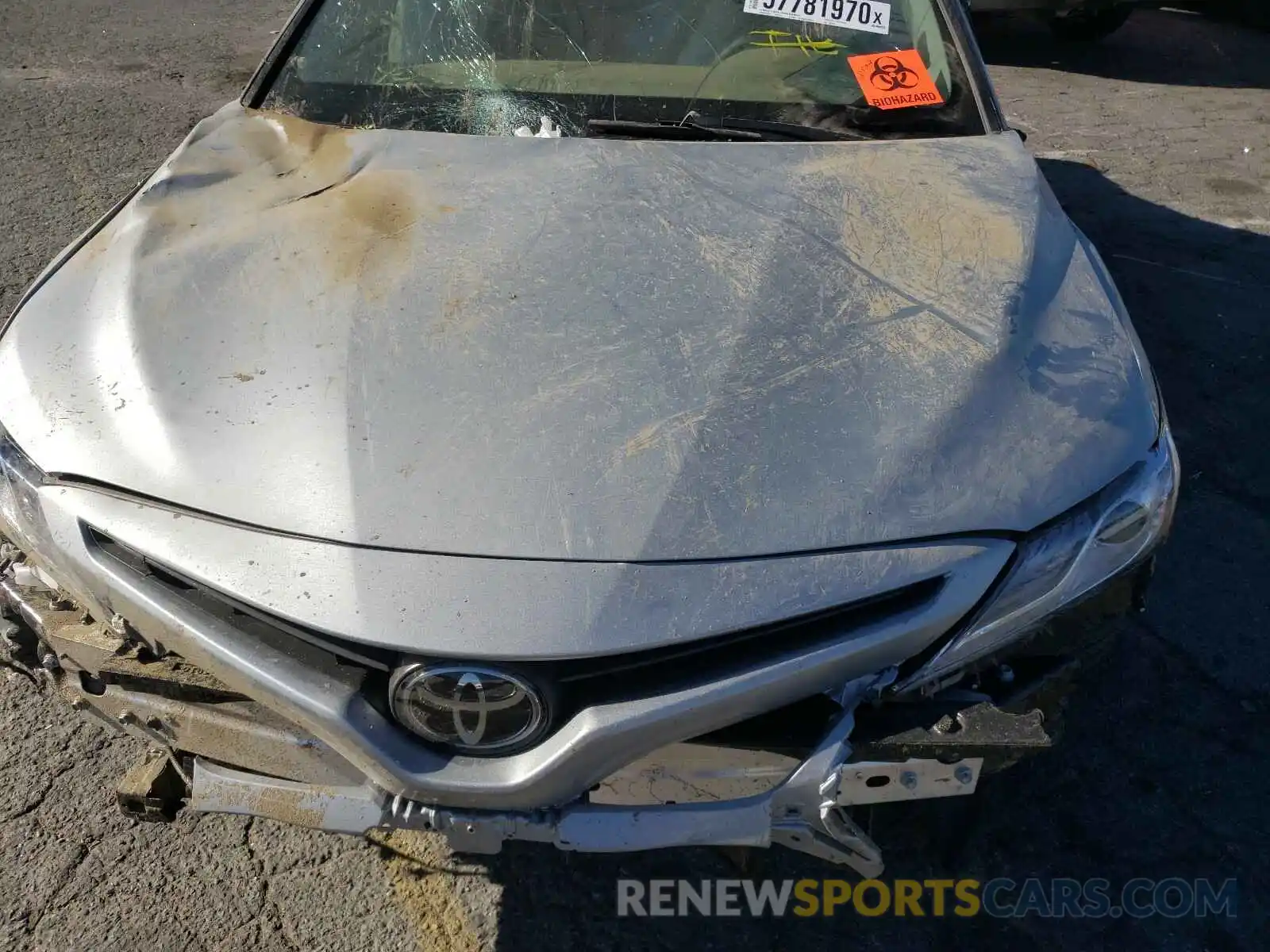 7 Photograph of a damaged car 4T1K61AK3LU386693 TOYOTA CAMRY 2020