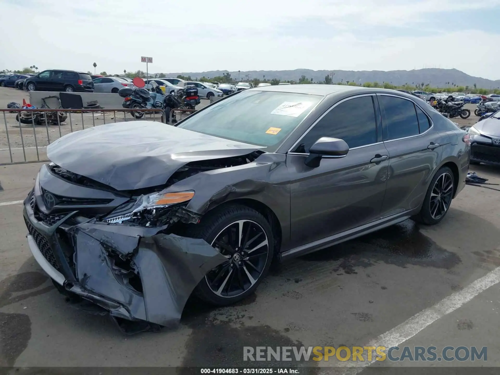 2 Photograph of a damaged car 4T1K61AK3LU961603 TOYOTA CAMRY 2020