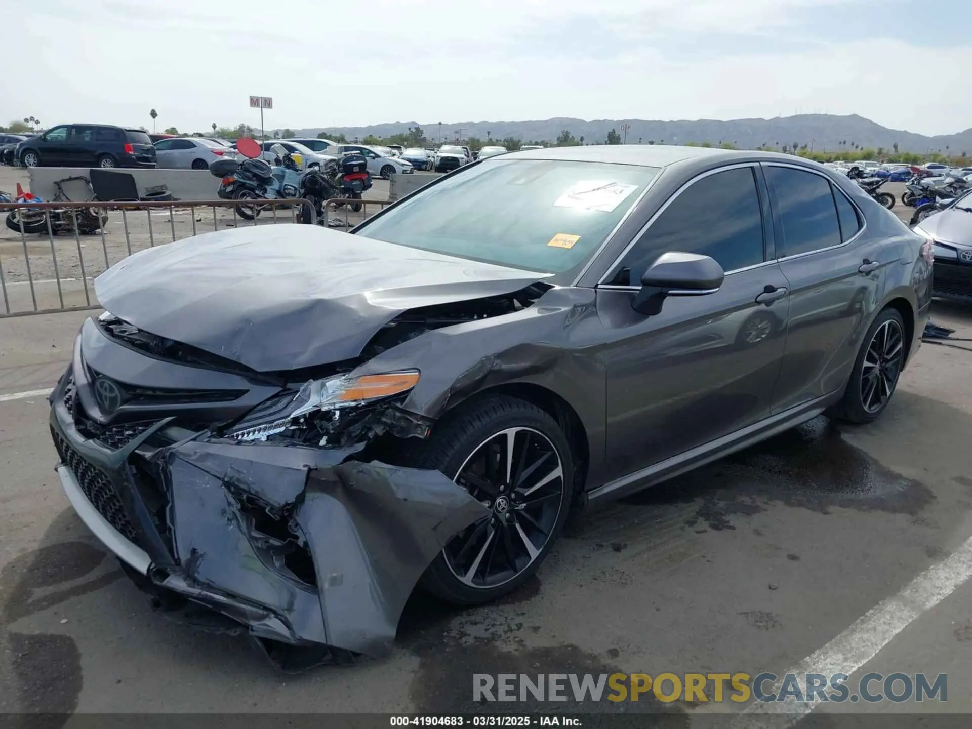 6 Photograph of a damaged car 4T1K61AK3LU961603 TOYOTA CAMRY 2020