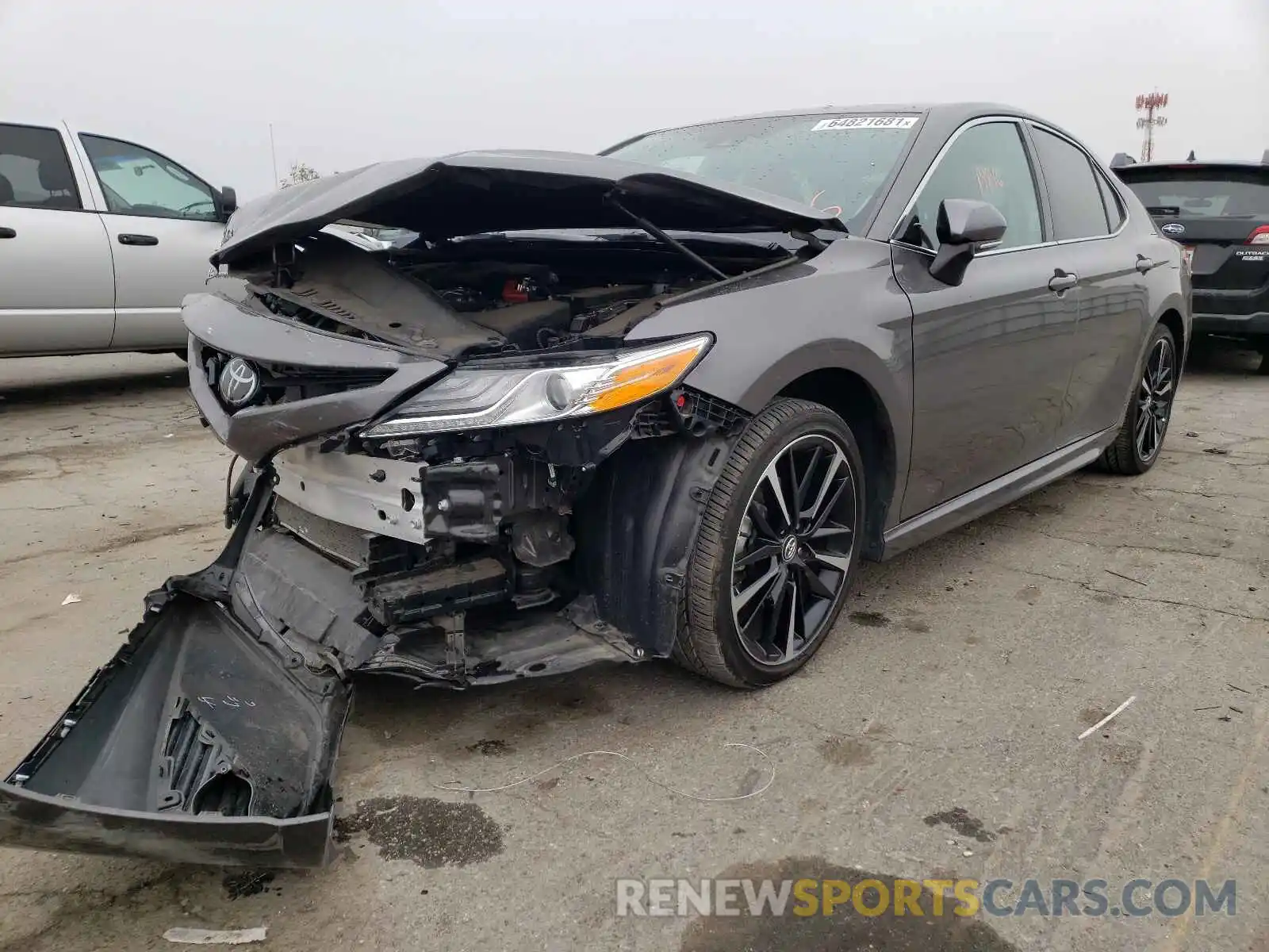 2 Photograph of a damaged car 4T1K61AK4LU302011 TOYOTA CAMRY 2020