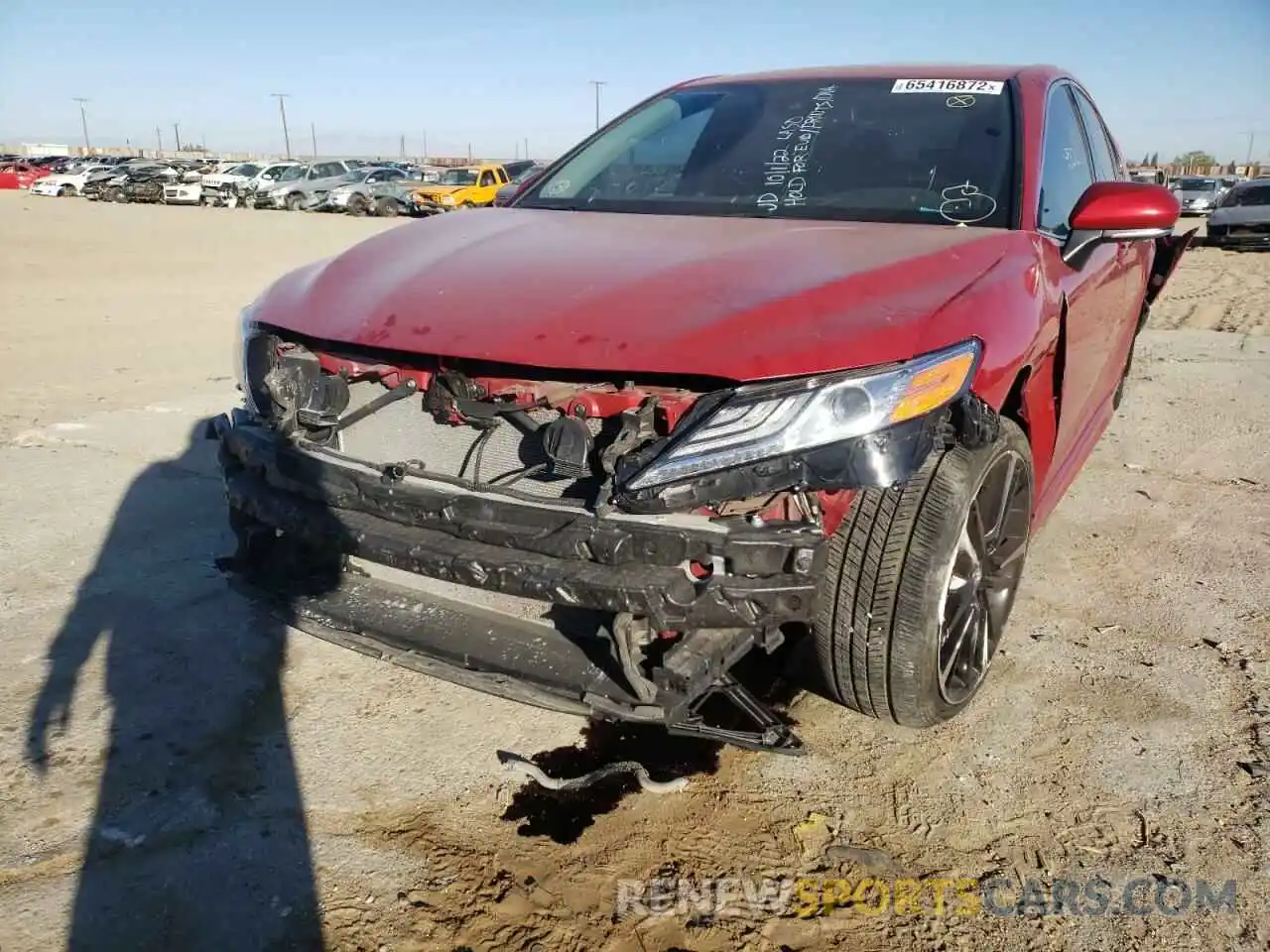 9 Photograph of a damaged car 4T1K61AK4LU303403 TOYOTA CAMRY 2020