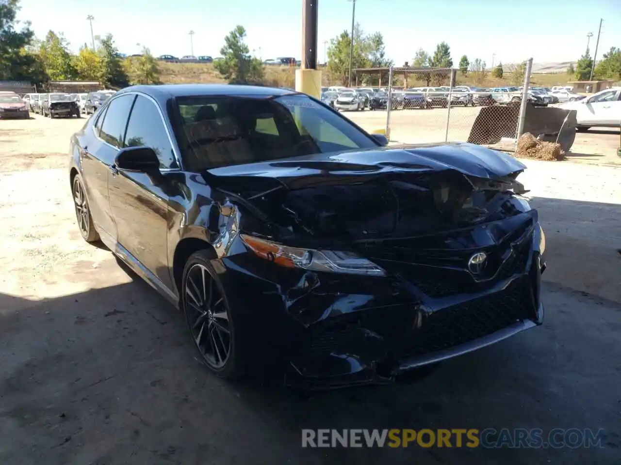 1 Photograph of a damaged car 4T1K61AK4LU314479 TOYOTA CAMRY 2020