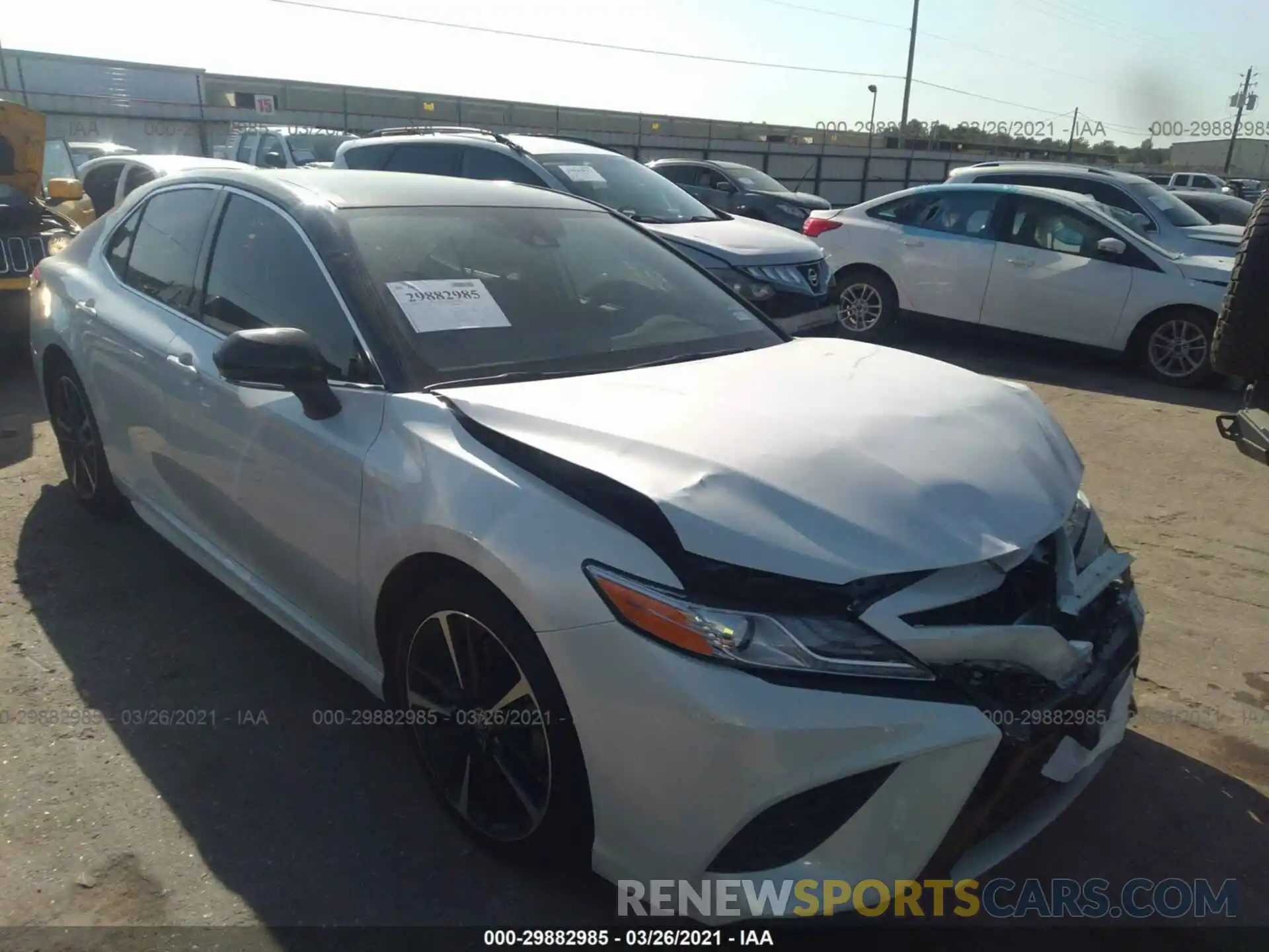 1 Photograph of a damaged car 4T1K61AK4LU504461 TOYOTA CAMRY 2020