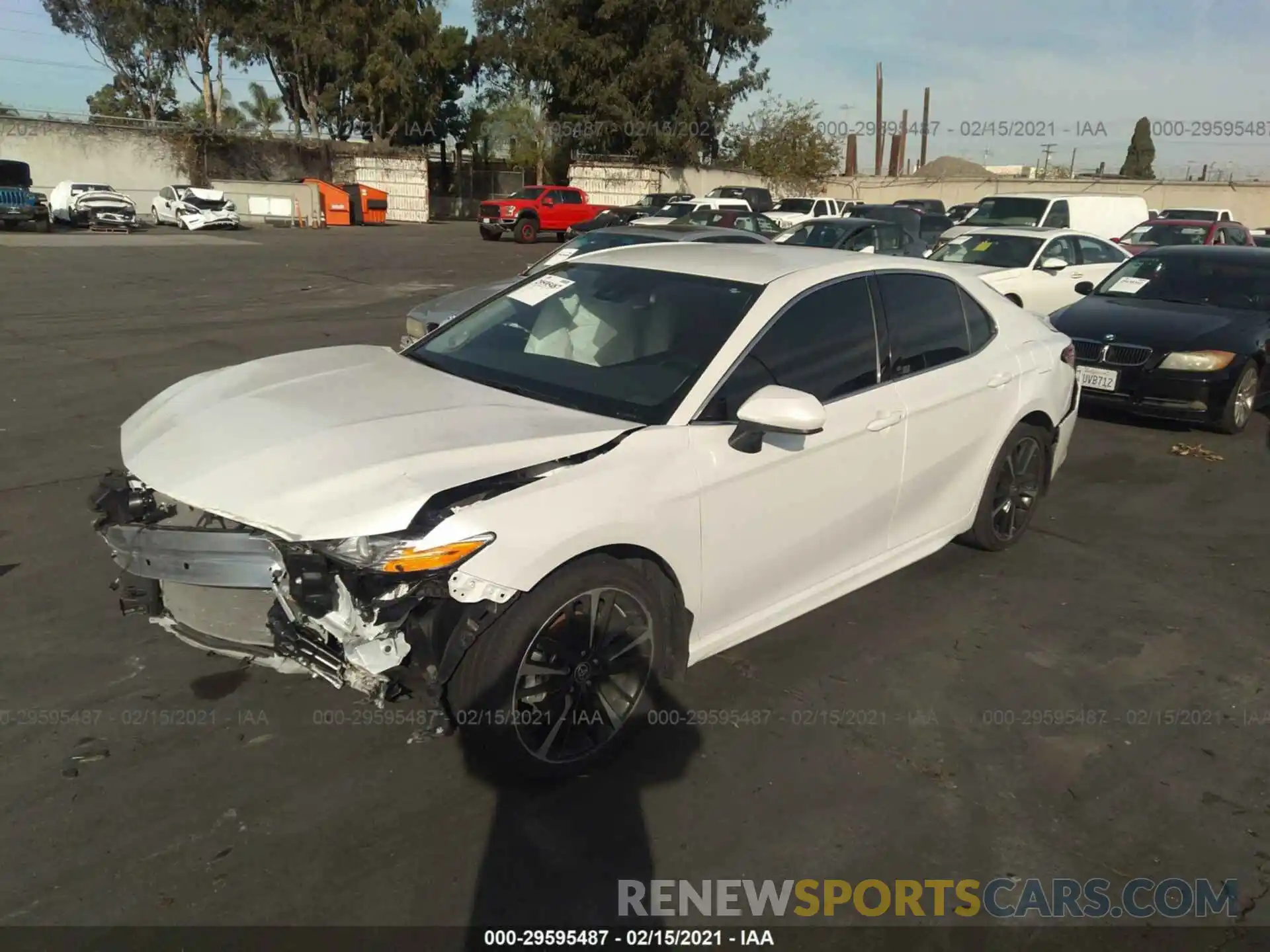 2 Photograph of a damaged car 4T1K61AK4LU952585 TOYOTA CAMRY 2020