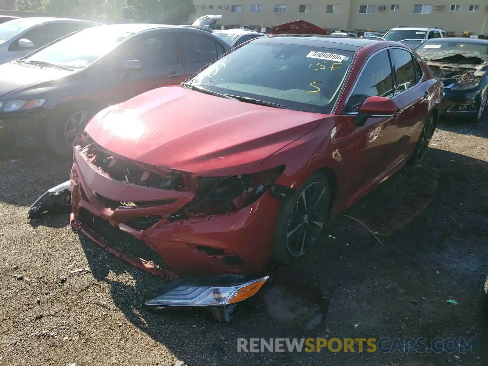 2 Photograph of a damaged car 4T1K61AK5LU311963 TOYOTA CAMRY 2020