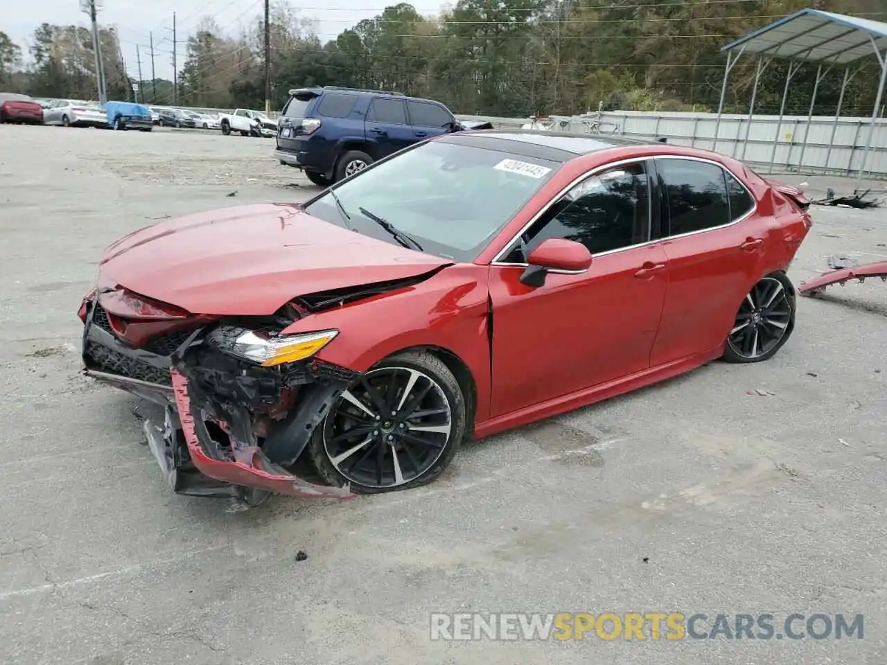 1 Photograph of a damaged car 4T1K61AK5LU338659 TOYOTA CAMRY 2020