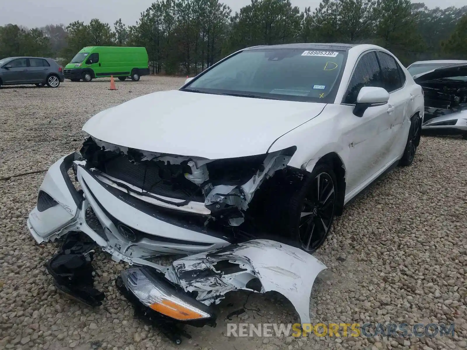 2 Photograph of a damaged car 4T1K61AK5LU373928 TOYOTA CAMRY 2020