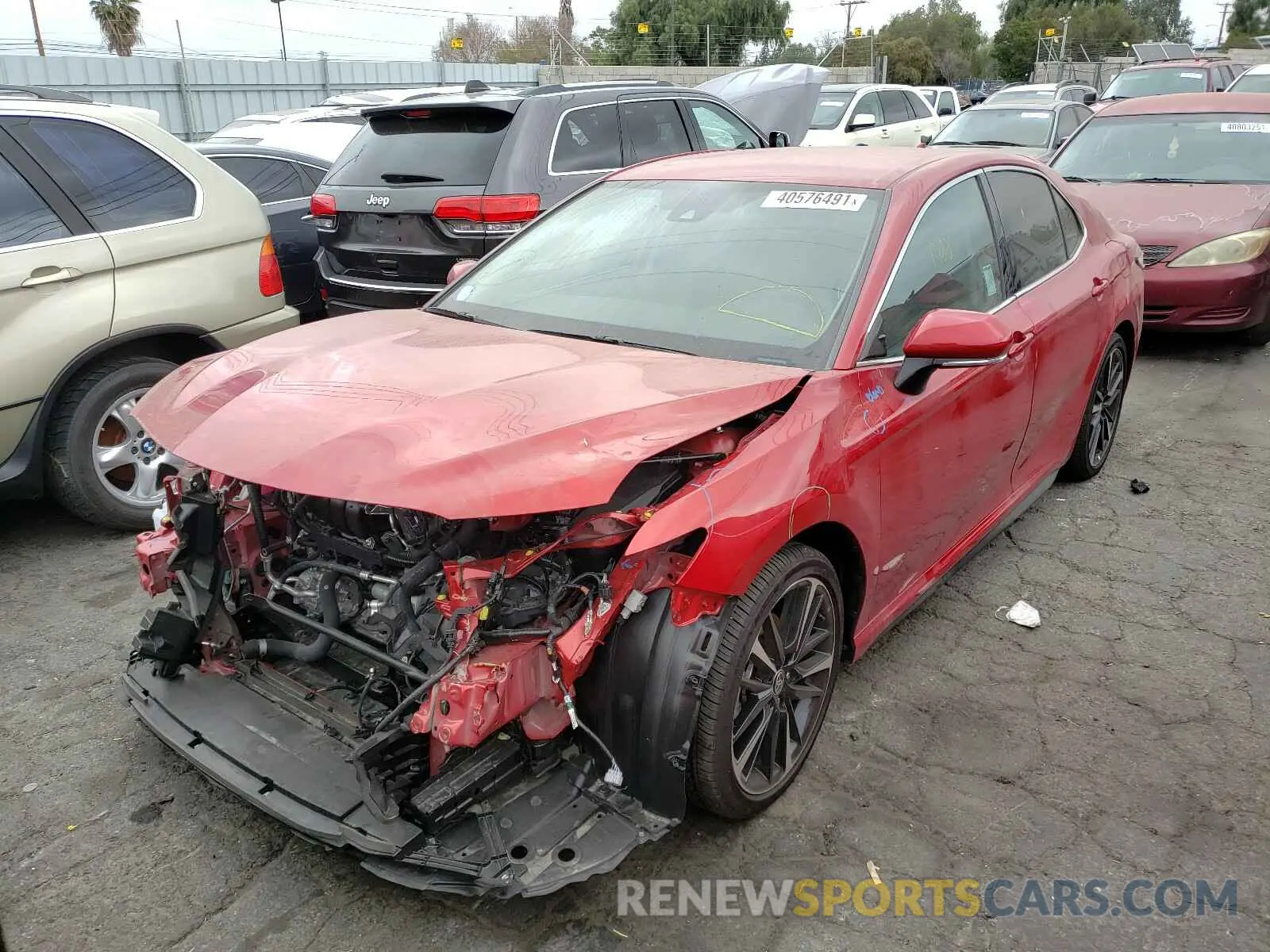 2 Photograph of a damaged car 4T1K61AK5LU381396 TOYOTA CAMRY 2020