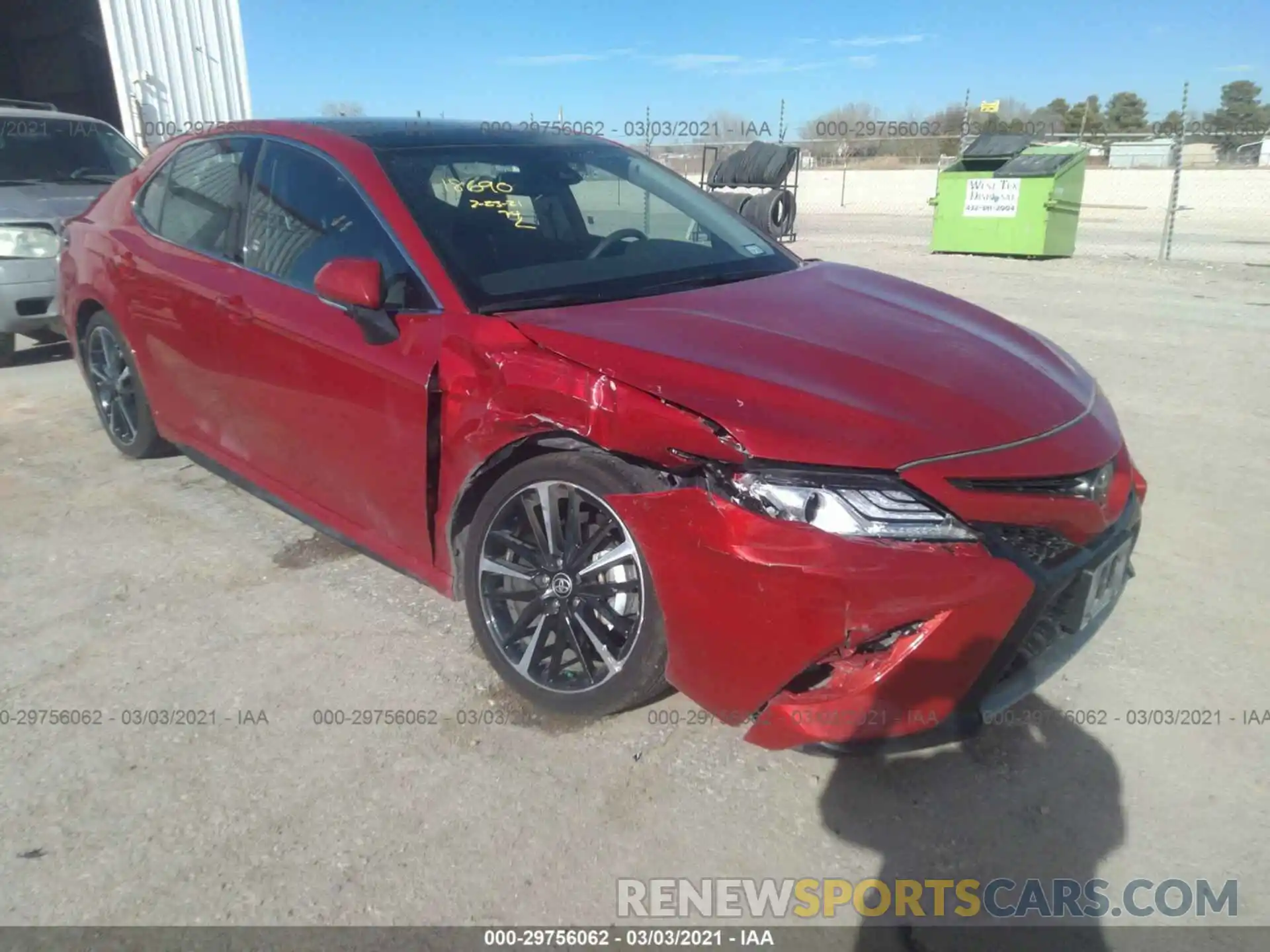 6 Photograph of a damaged car 4T1K61AK5LU402201 TOYOTA CAMRY 2020