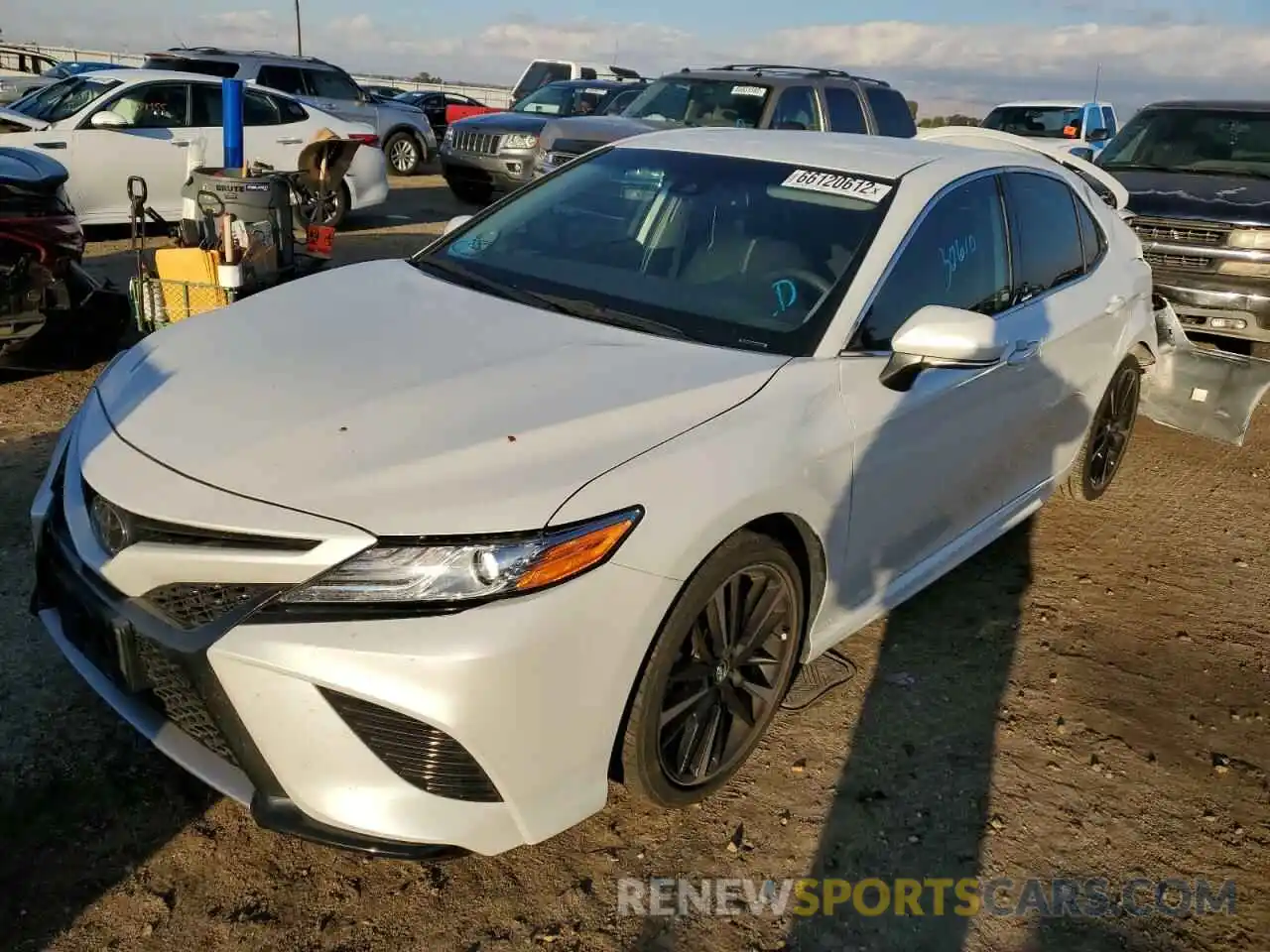 2 Photograph of a damaged car 4T1K61AK5LU863091 TOYOTA CAMRY 2020