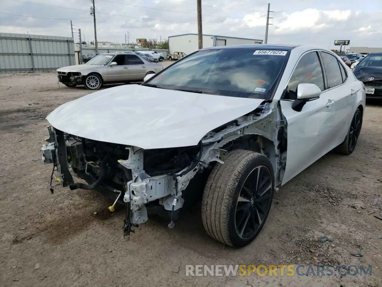 2 Photograph of a damaged car 4T1K61AK5LU925864 TOYOTA CAMRY 2020