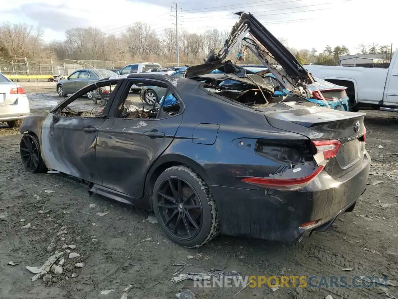 2 Photograph of a damaged car 4T1K61AK6LU303953 TOYOTA CAMRY 2020