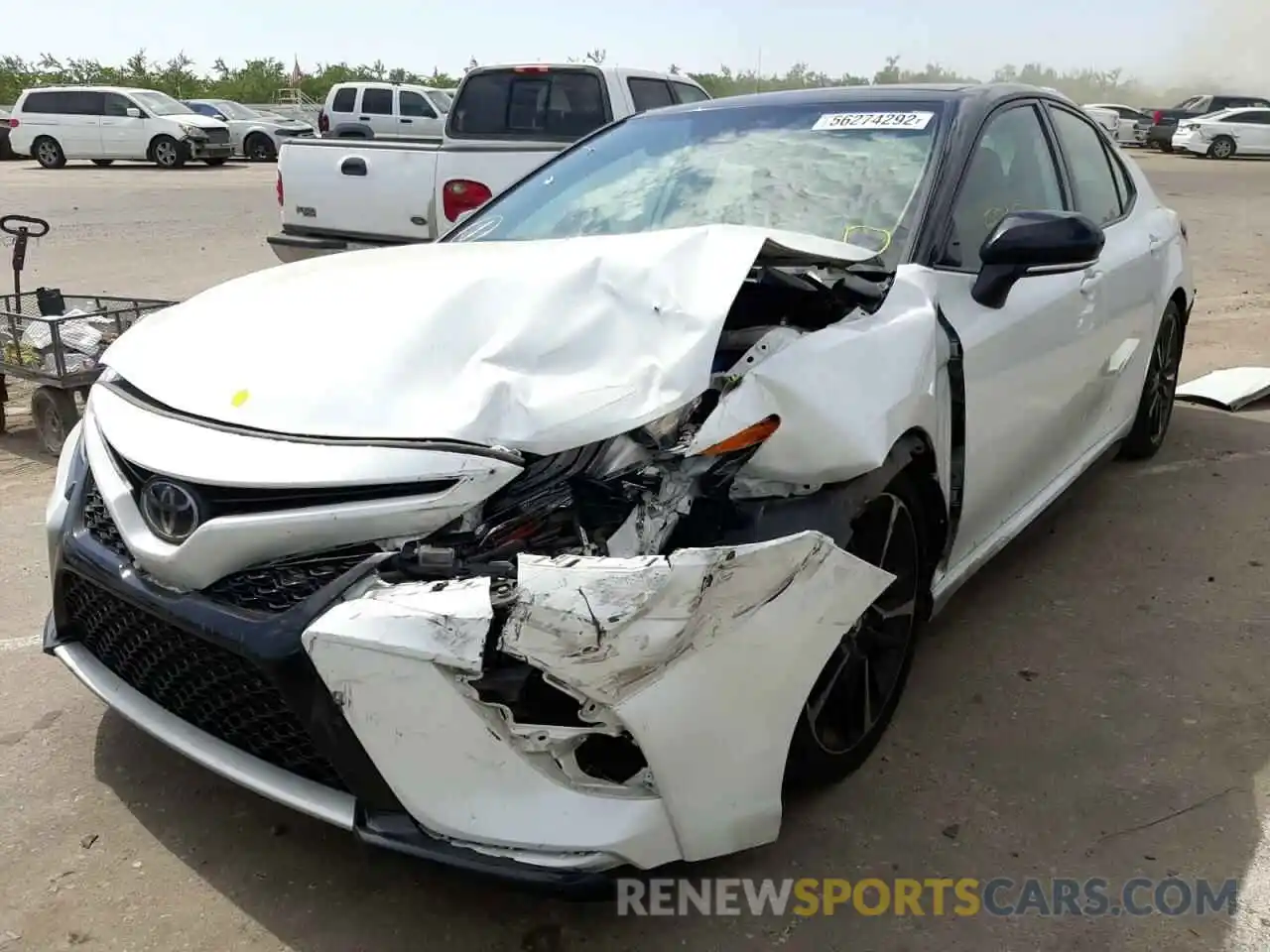 2 Photograph of a damaged car 4T1K61AK6LU351694 TOYOTA CAMRY 2020