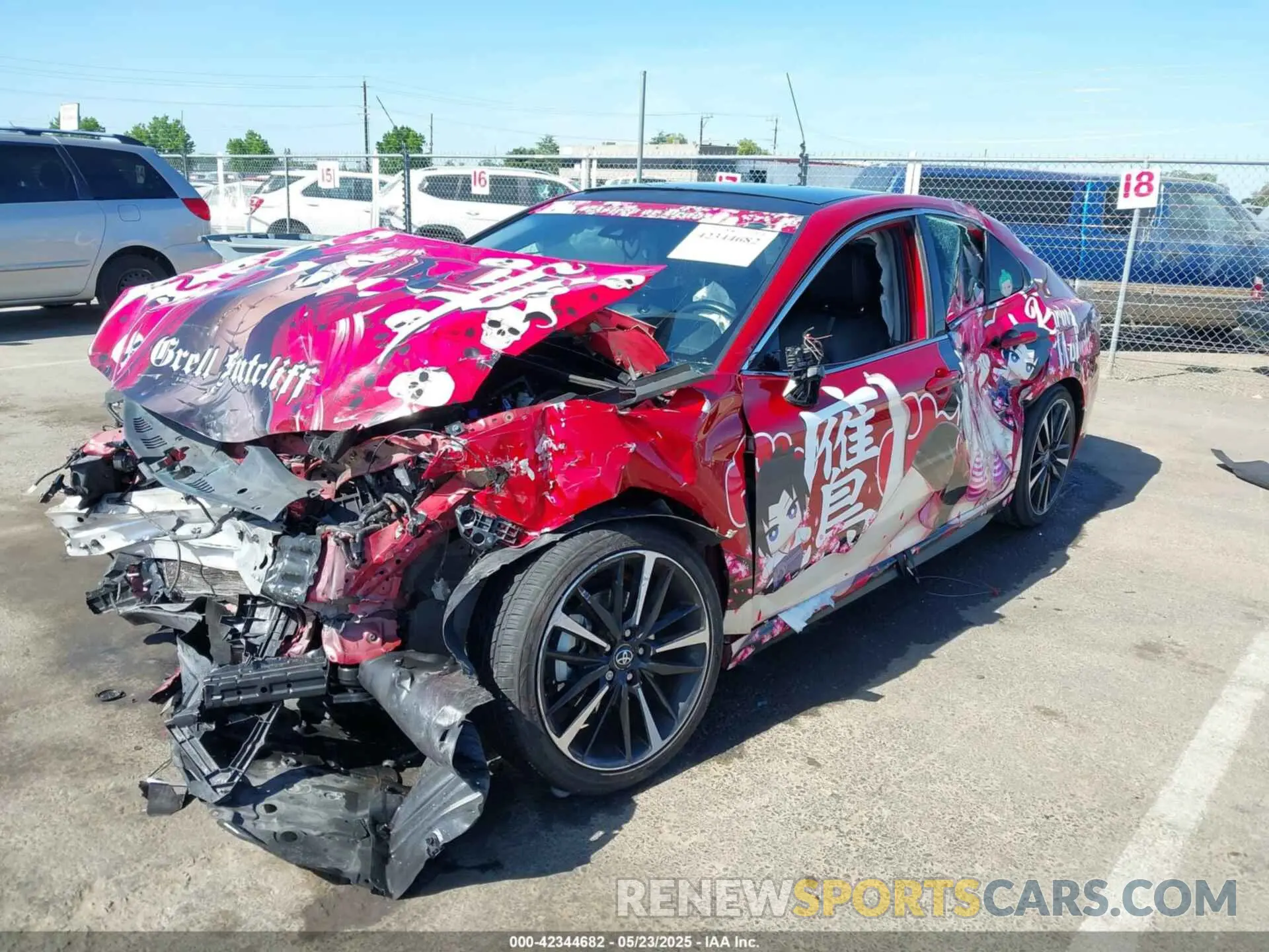 2 Photograph of a damaged car 4T1K61AK6LU355986 TOYOTA CAMRY 2020