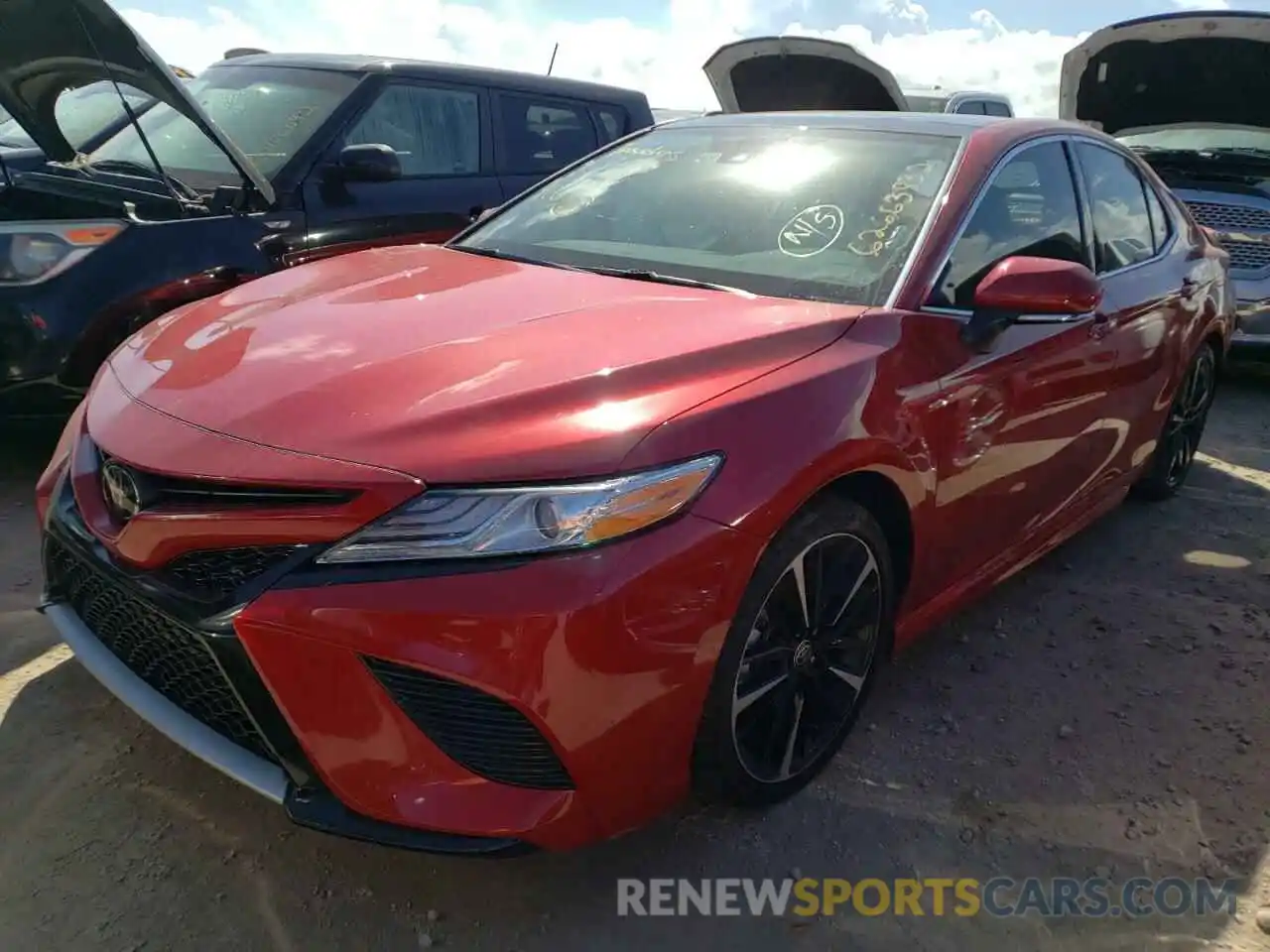 2 Photograph of a damaged car 4T1K61AK6LU362694 TOYOTA CAMRY 2020