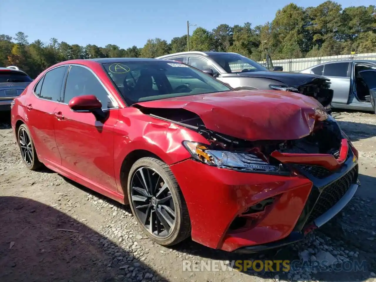 1 Photograph of a damaged car 4T1K61AK6LU363294 TOYOTA CAMRY 2020