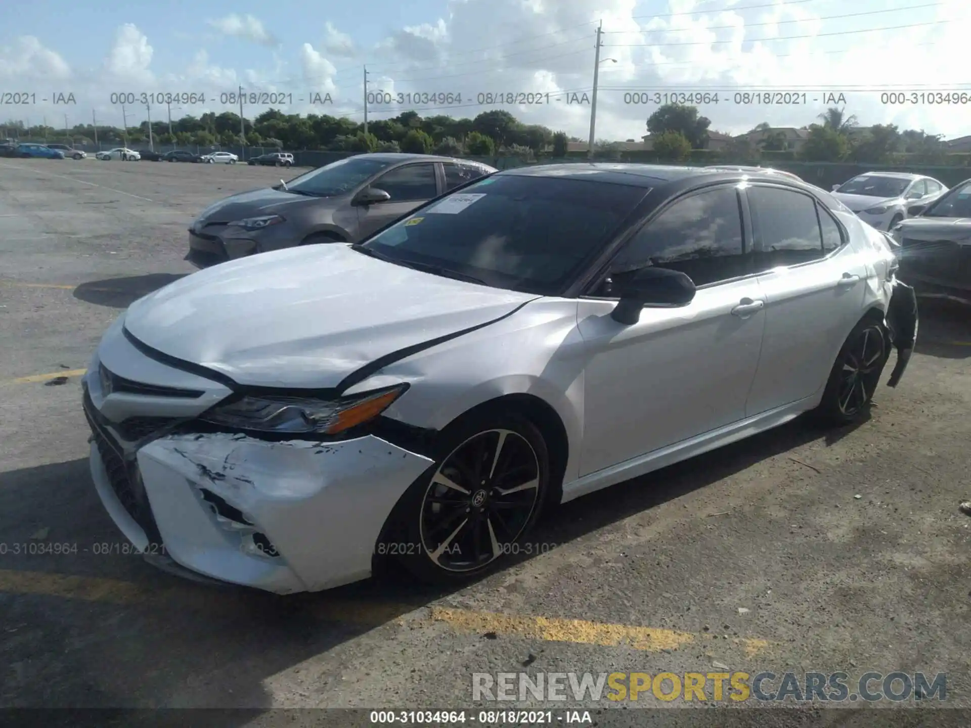 2 Photograph of a damaged car 4T1K61AK6LU374523 TOYOTA CAMRY 2020