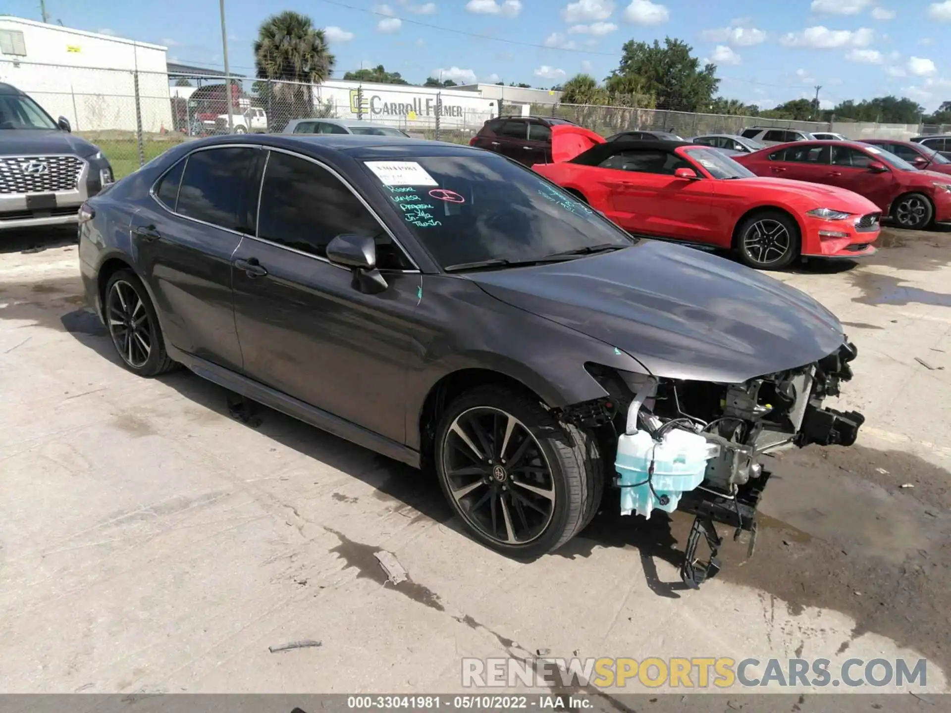 1 Photograph of a damaged car 4T1K61AK6LU380354 TOYOTA CAMRY 2020