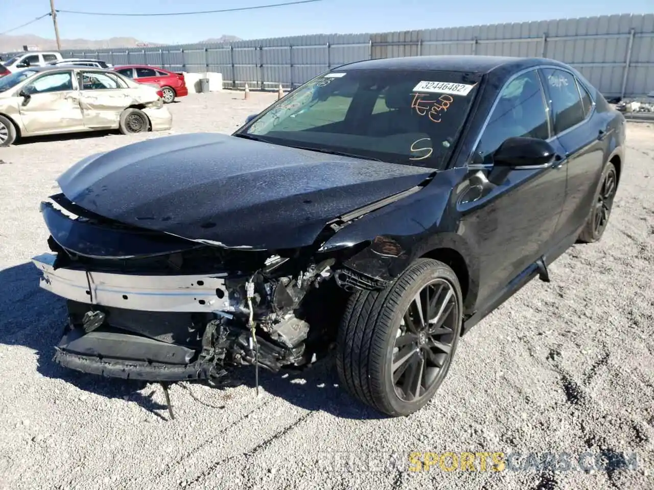 2 Photograph of a damaged car 4T1K61AK6LU921855 TOYOTA CAMRY 2020