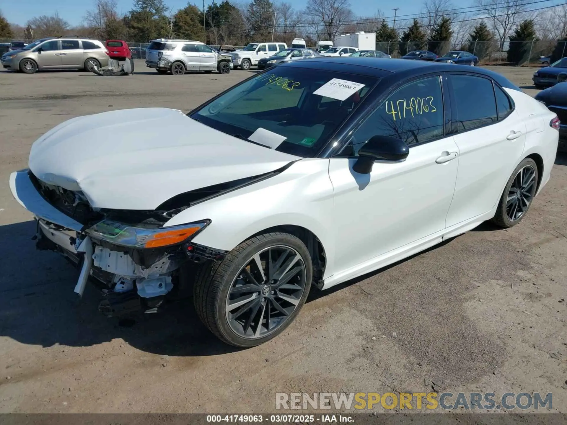 2 Photograph of a damaged car 4T1K61AK7LU315139 TOYOTA CAMRY 2020