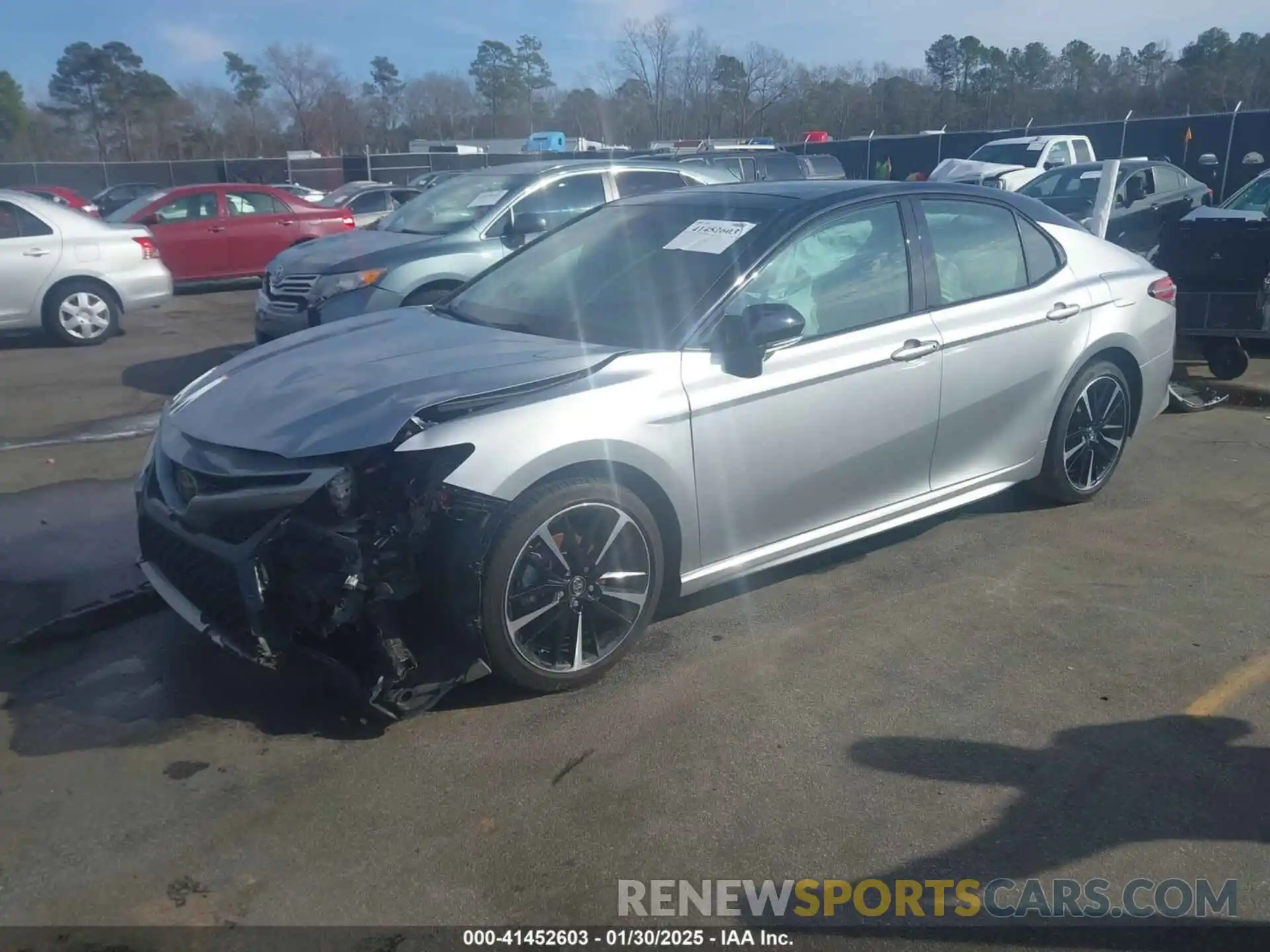 2 Photograph of a damaged car 4T1K61AK7LU317733 TOYOTA CAMRY 2020