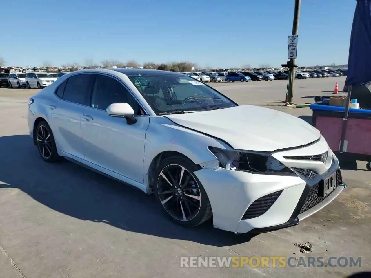 4 Photograph of a damaged car 4T1K61AK7LU504647 TOYOTA CAMRY 2020