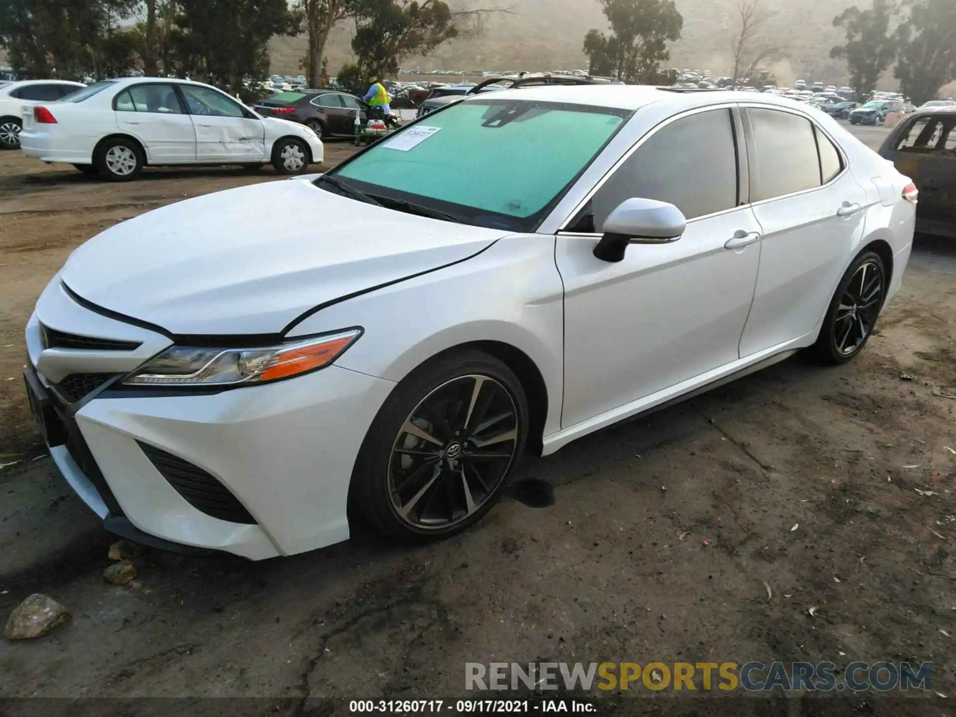 2 Photograph of a damaged car 4T1K61AK7LU880703 TOYOTA CAMRY 2020