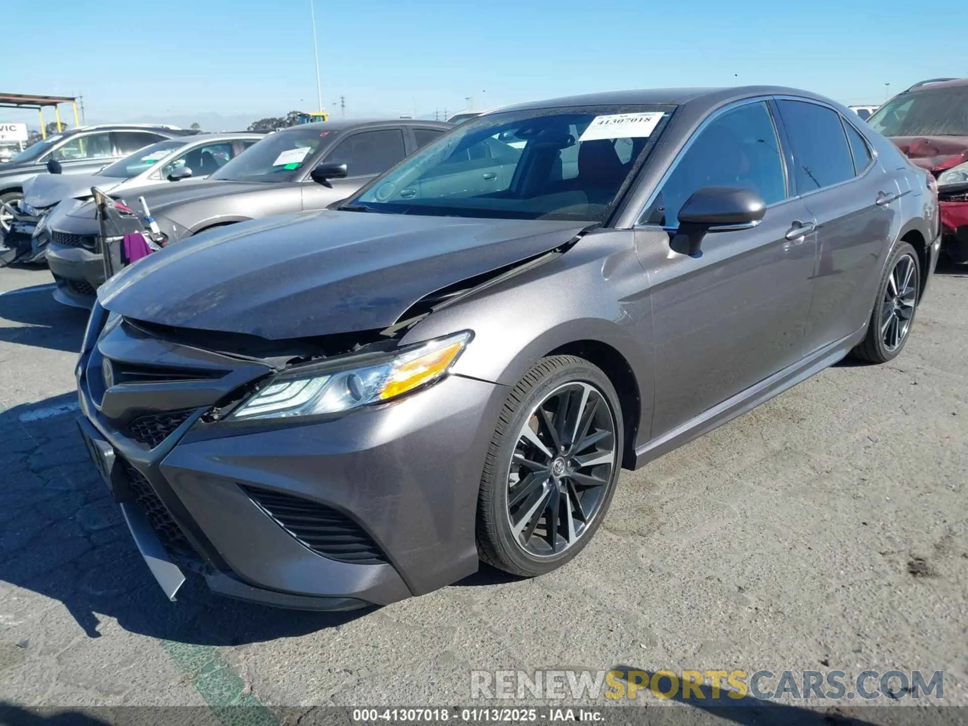 2 Photograph of a damaged car 4T1K61AK7LU939751 TOYOTA CAMRY 2020