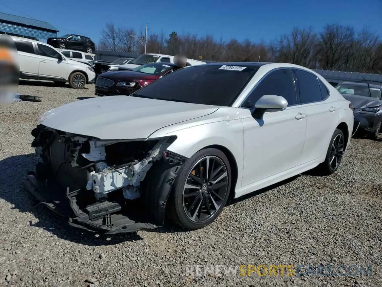 1 Photograph of a damaged car 4T1K61AK7LU948434 TOYOTA CAMRY 2020