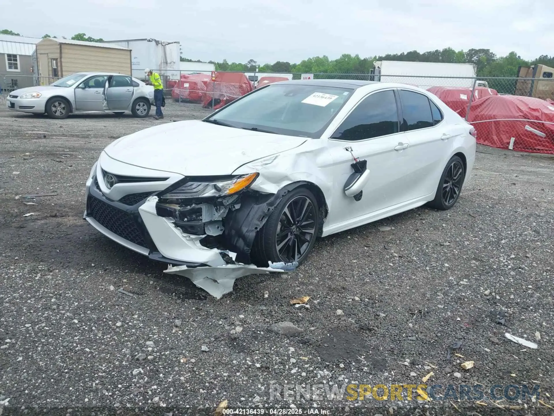 2 Photograph of a damaged car 4T1K61AK7LU983295 TOYOTA CAMRY 2020