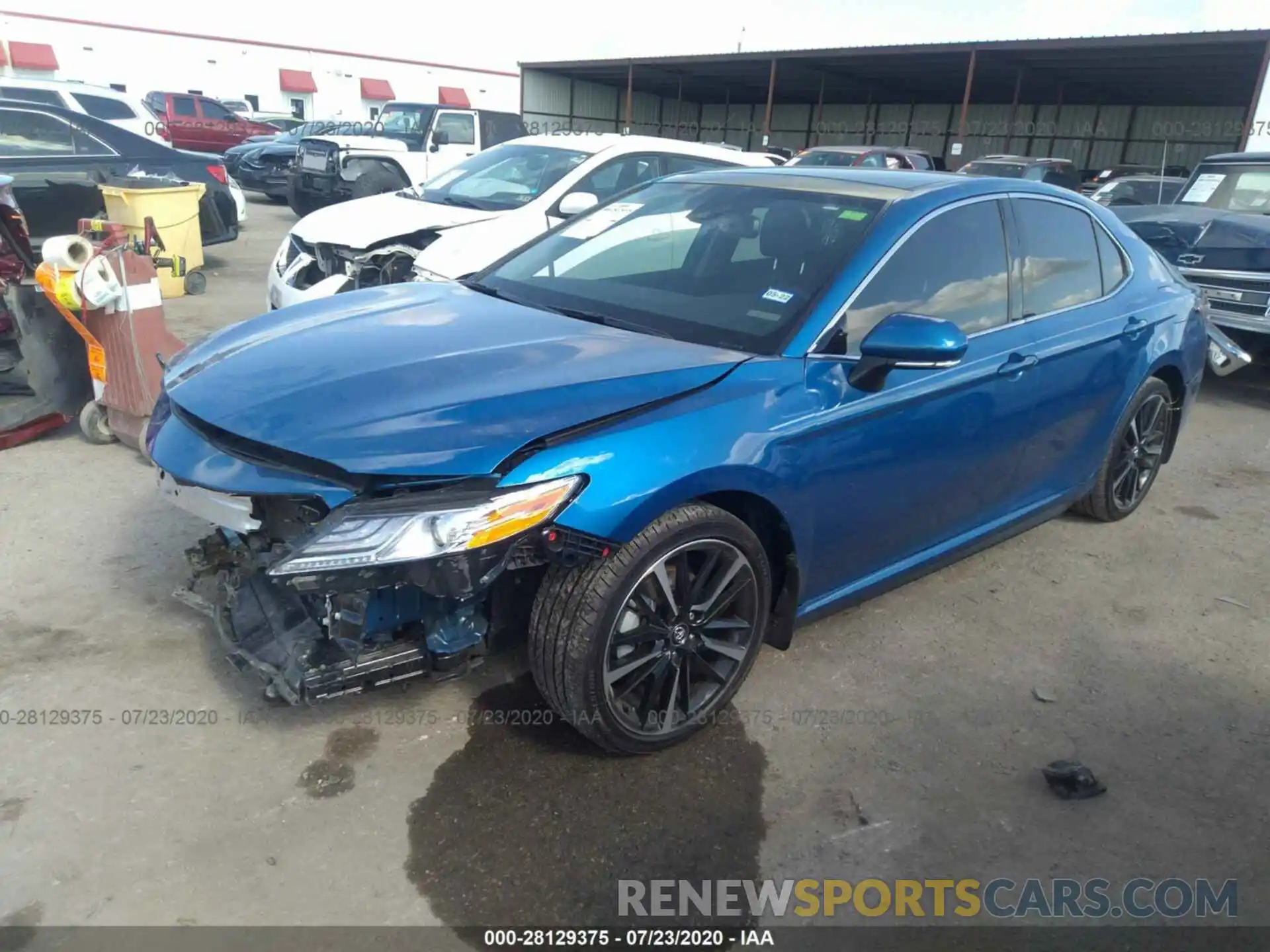 2 Photograph of a damaged car 4T1K61AK8LU350191 TOYOTA CAMRY 2020