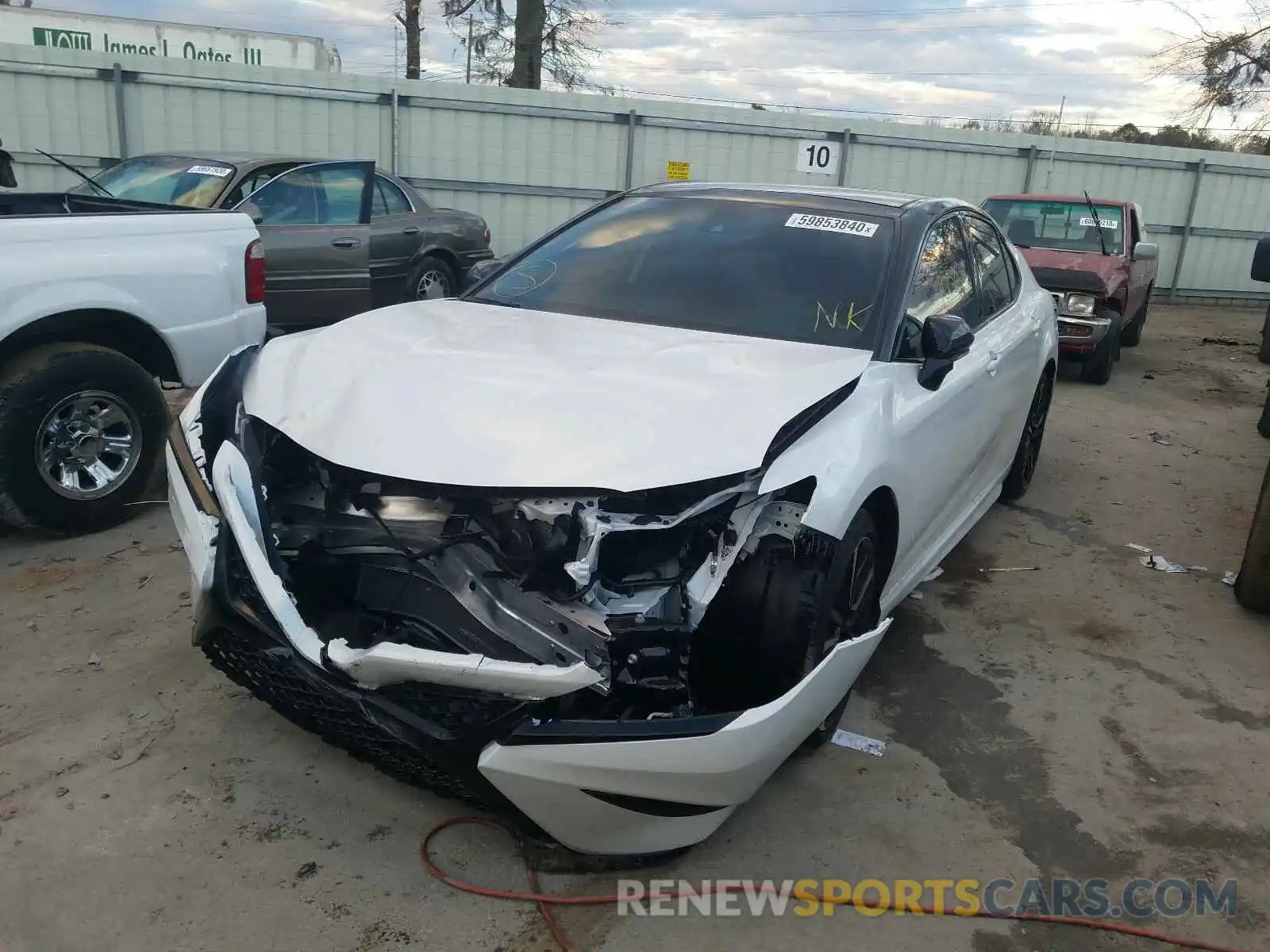 2 Photograph of a damaged car 4T1K61AK8LU373521 TOYOTA CAMRY 2020