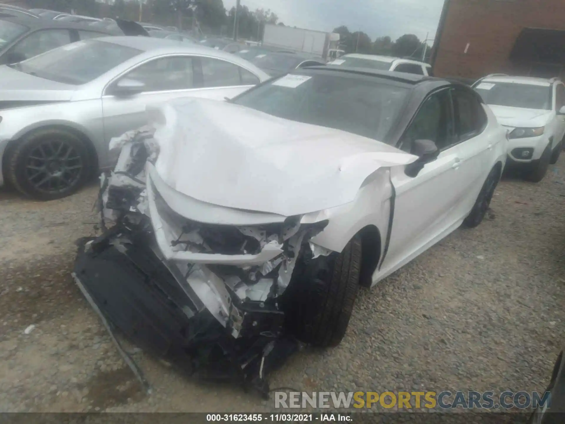 2 Photograph of a damaged car 4T1K61AK8LU374961 TOYOTA CAMRY 2020