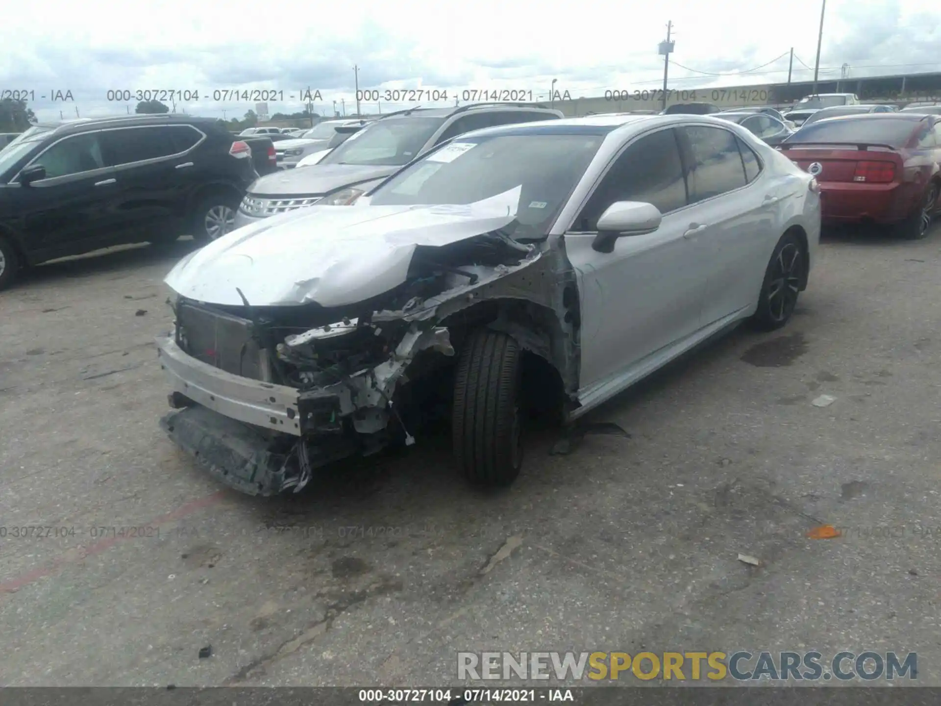 2 Photograph of a damaged car 4T1K61AK8LU860122 TOYOTA CAMRY 2020