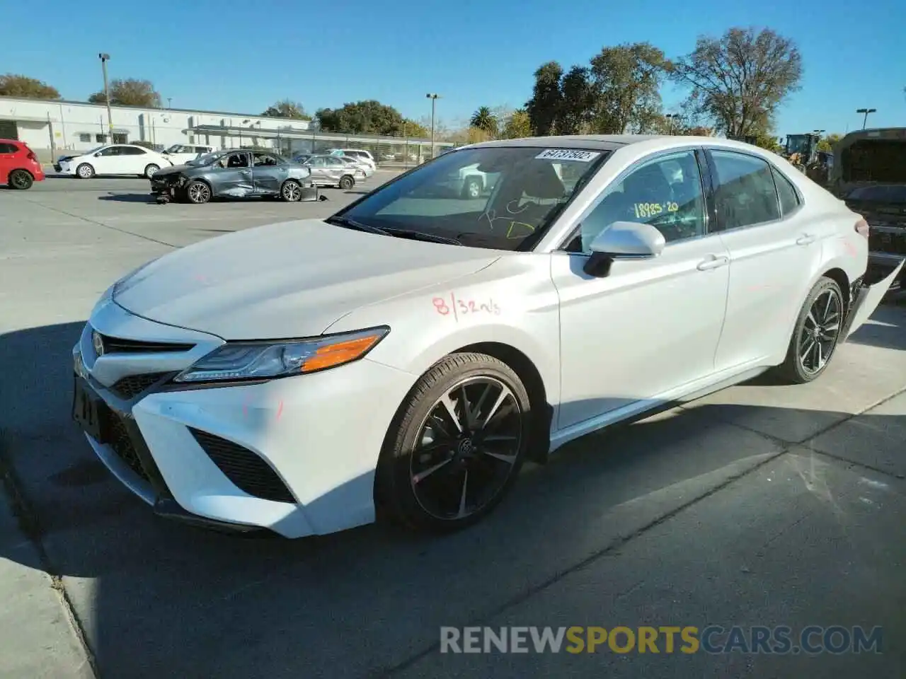 2 Photograph of a damaged car 4T1K61AK8LU987968 TOYOTA CAMRY 2020